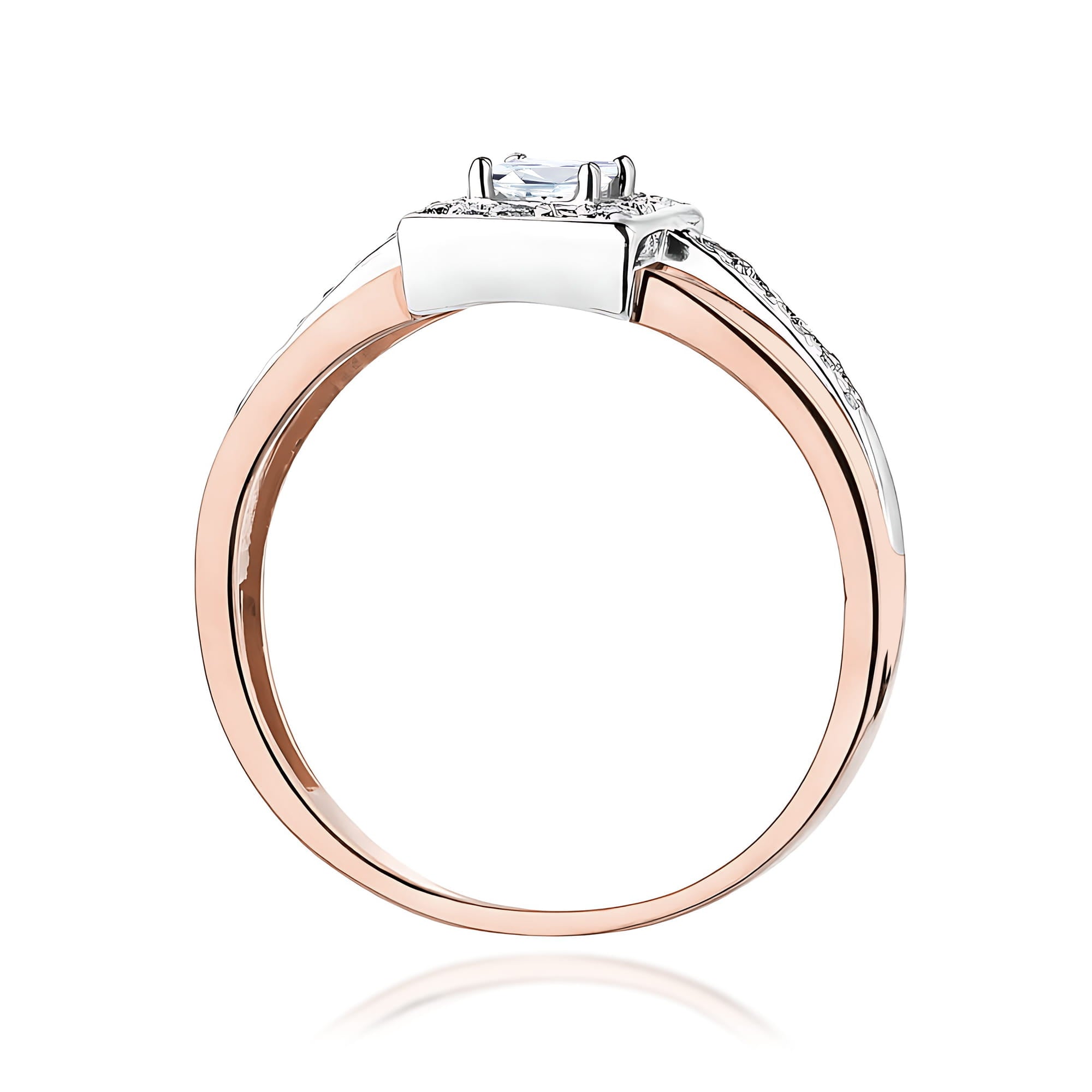 Inel Aur 9K cu Diamante Naturale 0.29 ct