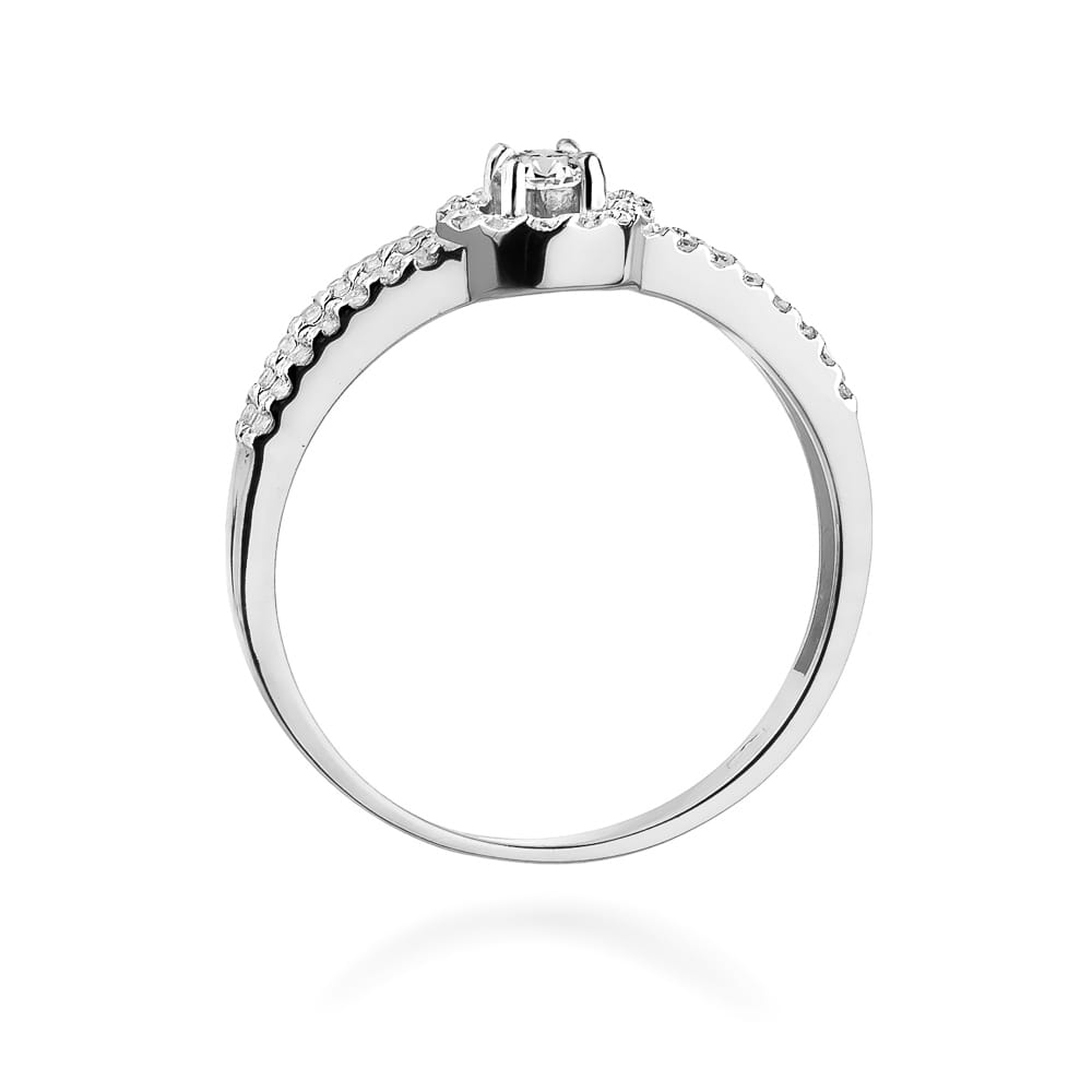 Inel Aur 9K cu Diamante Naturale 0.31 ct