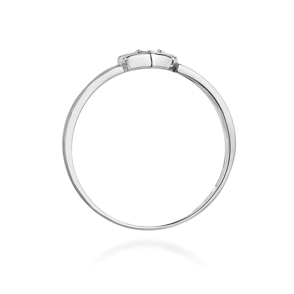 Inel Aur 9K cu Diamant Natural 0.04 ct