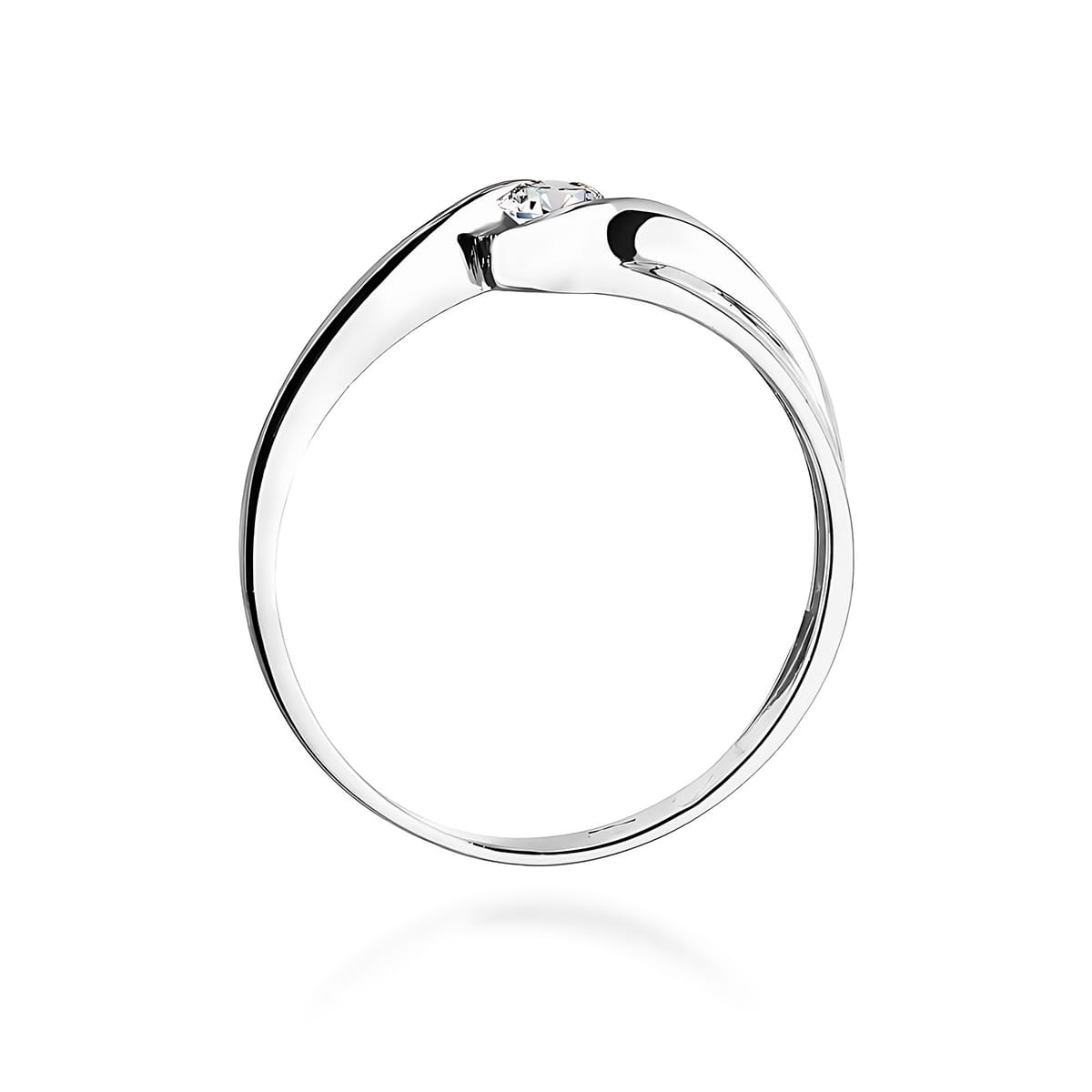 Inel Aur 9K cu Diamant de Laborator 0.15 ct