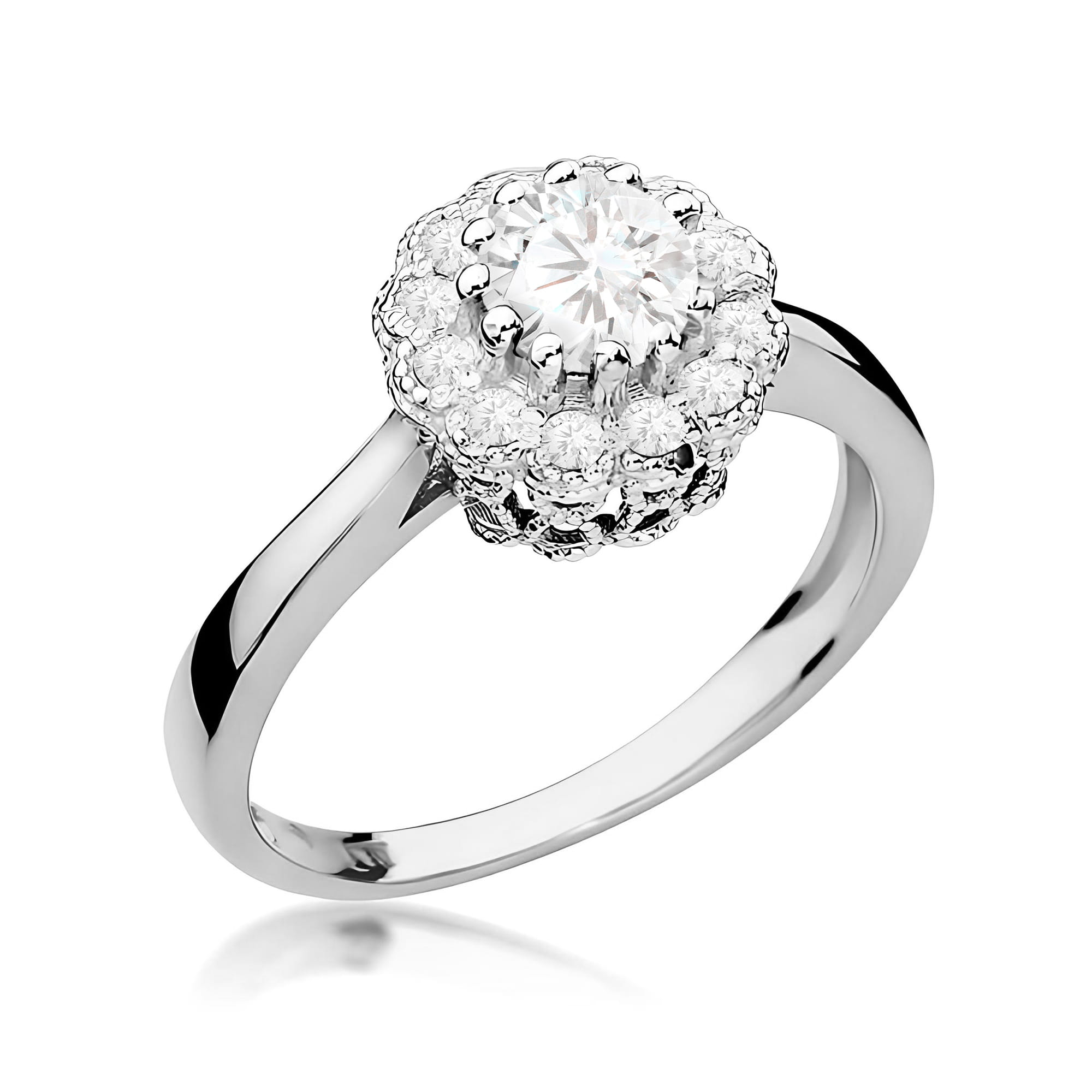 Inel Aur 14K W0284 Diamant 0,50ct