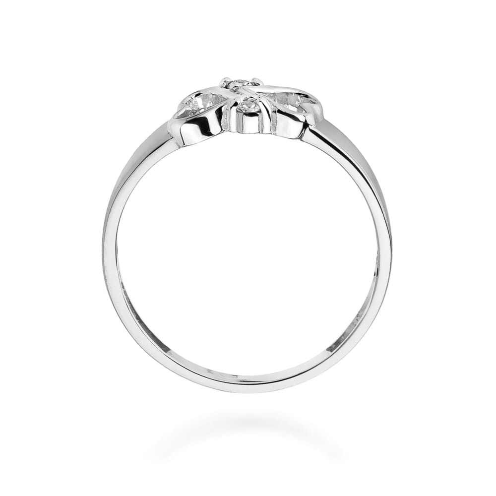 Inel Aur 9K cu Diamante Naturale 0.04 ct
