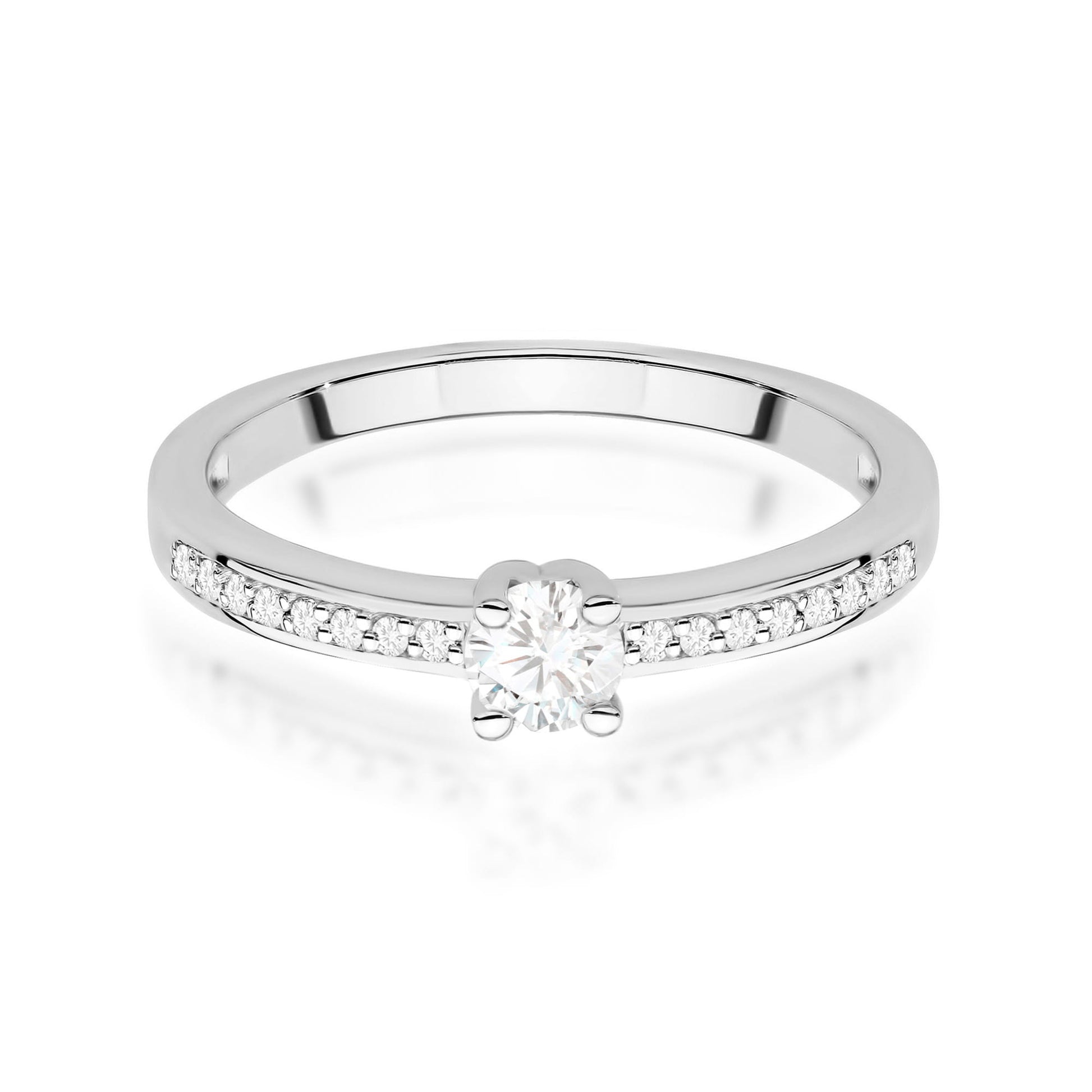 Inel Aur 9K cu Diamante de Laborator 0.28 ct
