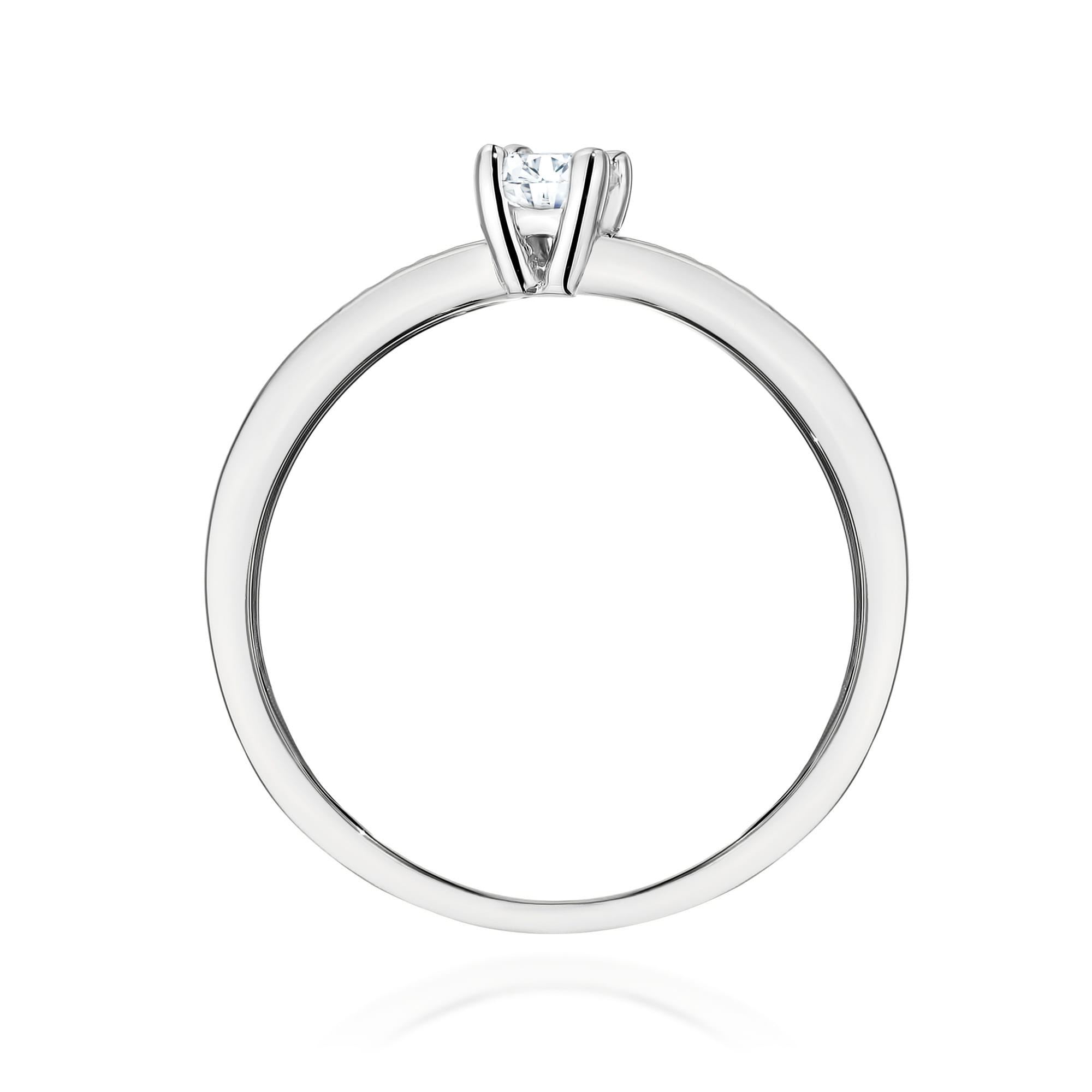 Inel Aur 9K cu Diamante de Laborator 0.28 ct