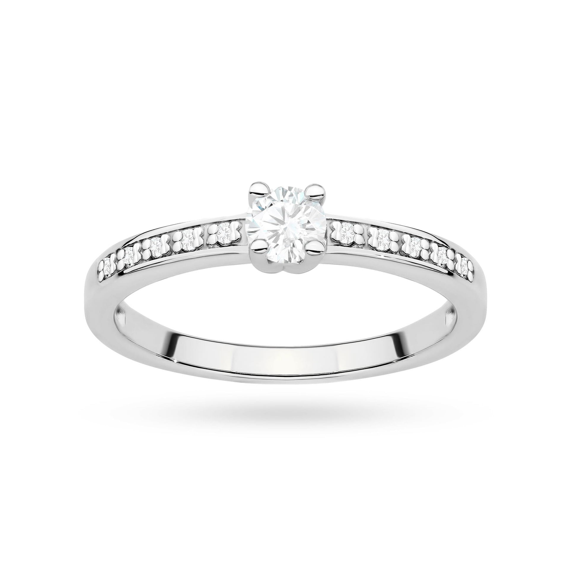 Inel Aur 9K cu Diamante de Laborator 0.28 ct