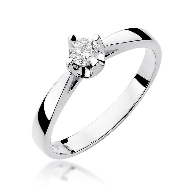 Inel Aur 9K cu Diamant Natural 0.20 ct