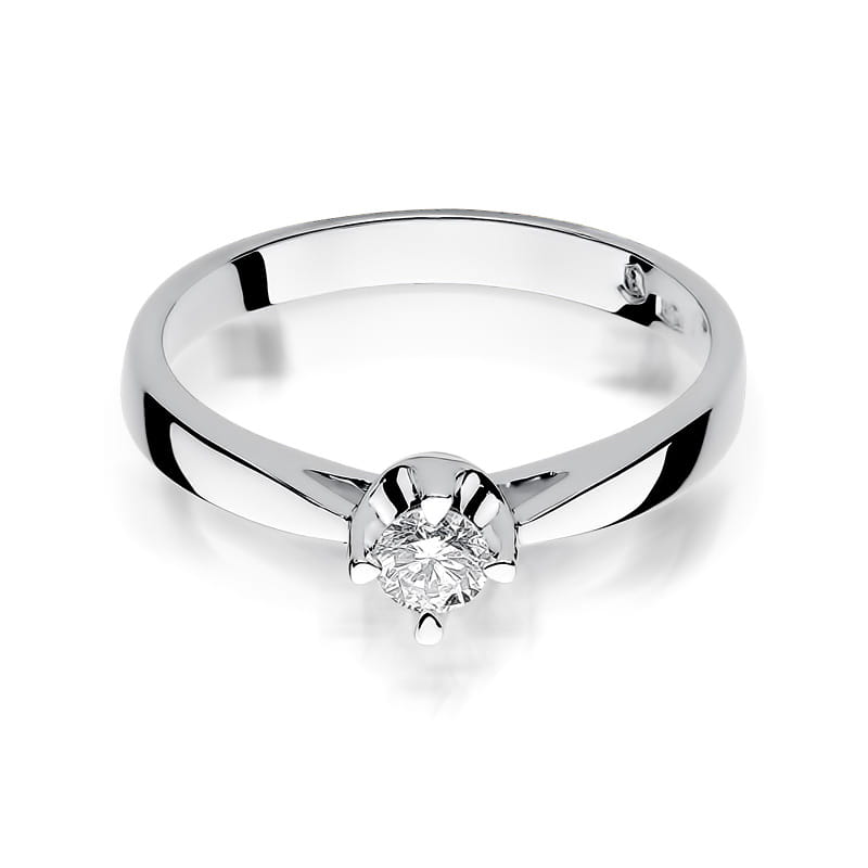 Inel Aur 9K cu Diamant Natural 0.20 ct