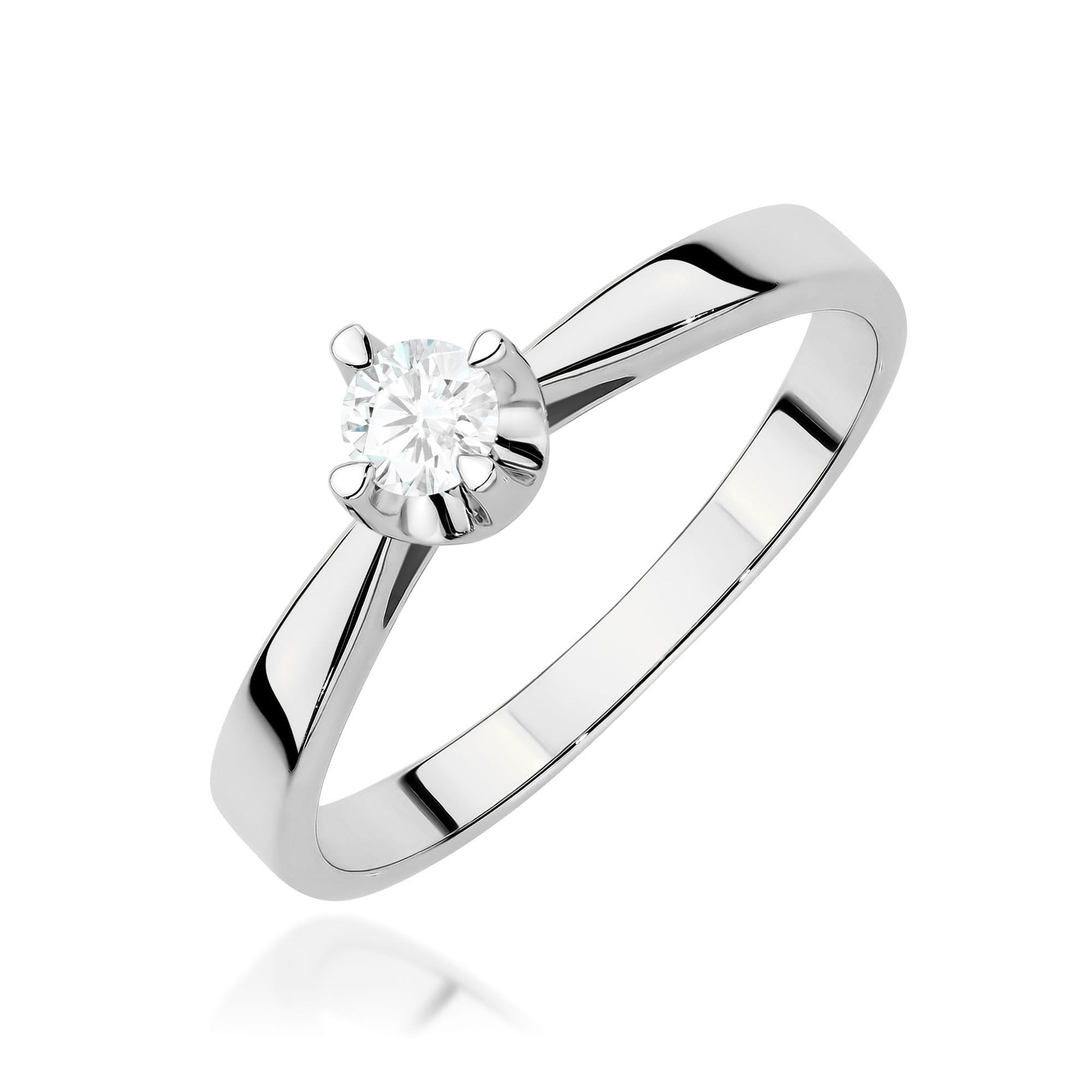 Inel Aur 9K cu Diamant de Laborator 0.20 ct