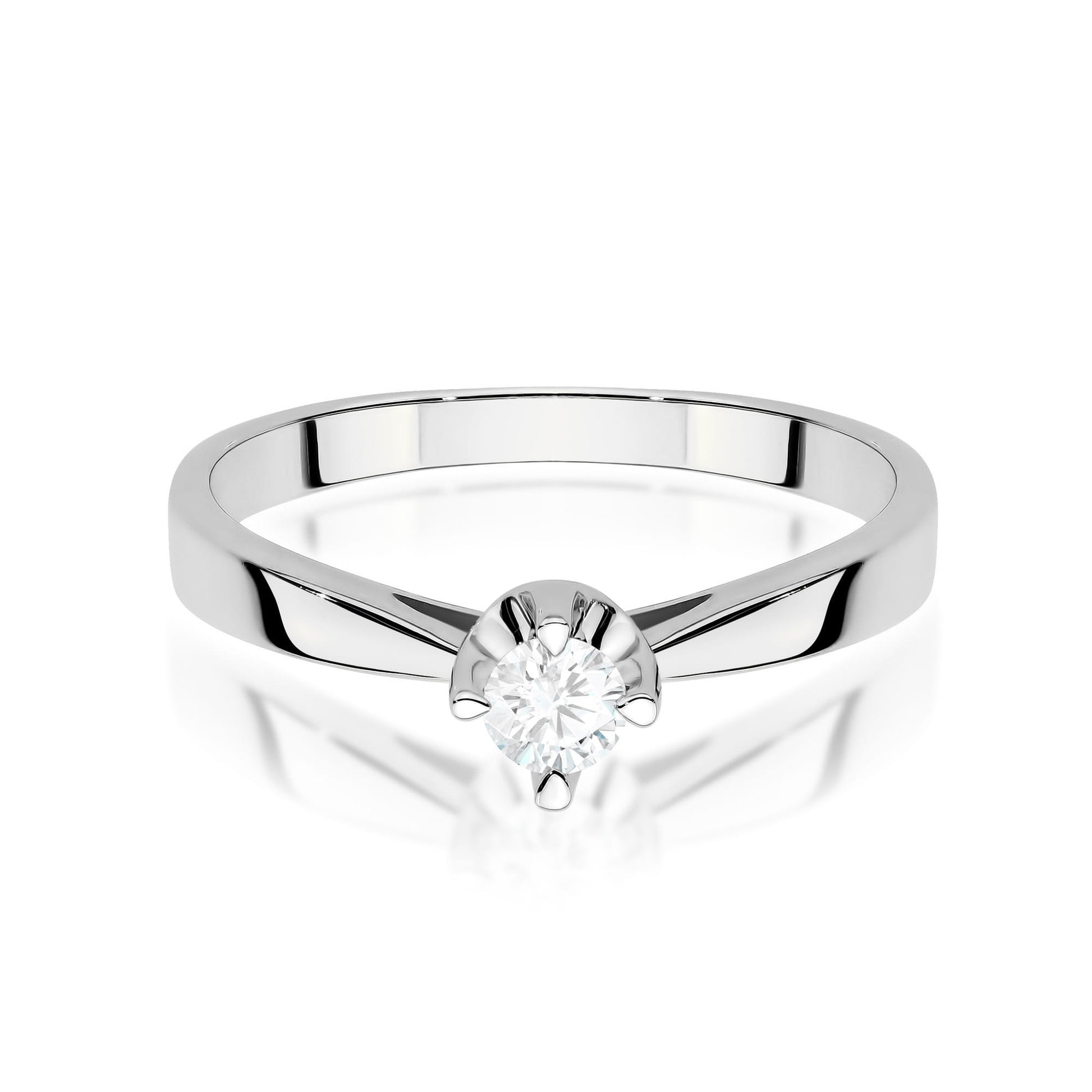 Inel Aur 9K cu Diamant de Laborator 0.20 ct