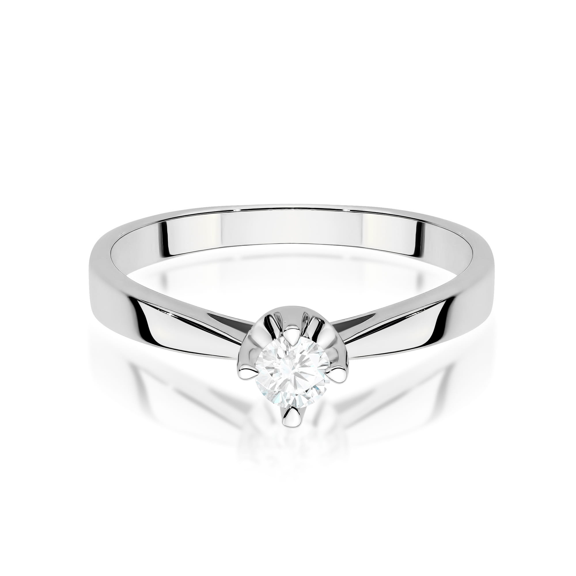 Inel Aur 9K cu Diamant de Laborator 0.20 ct