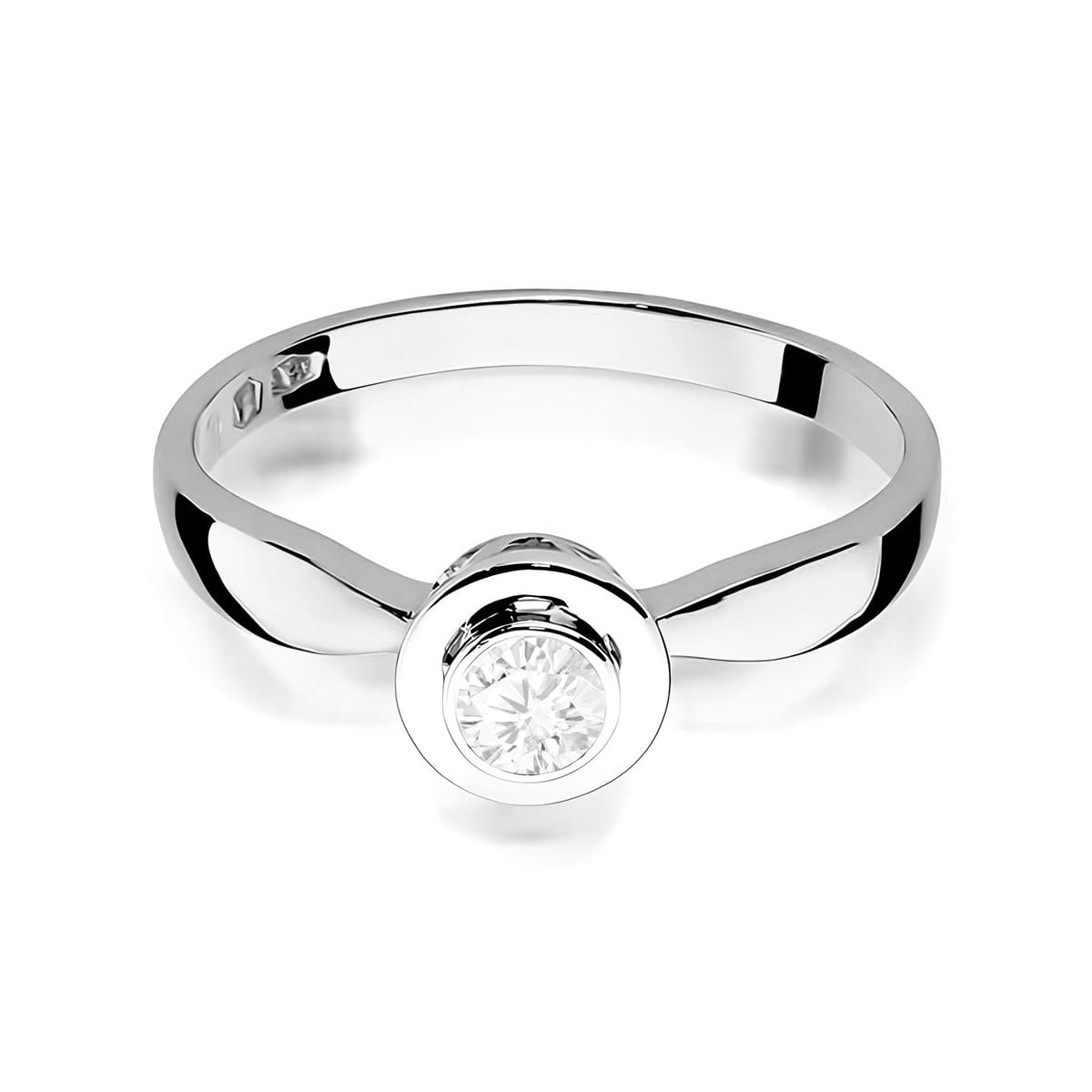 Inel Aur 14K W0294 Diamant Cultivat 0.20ct