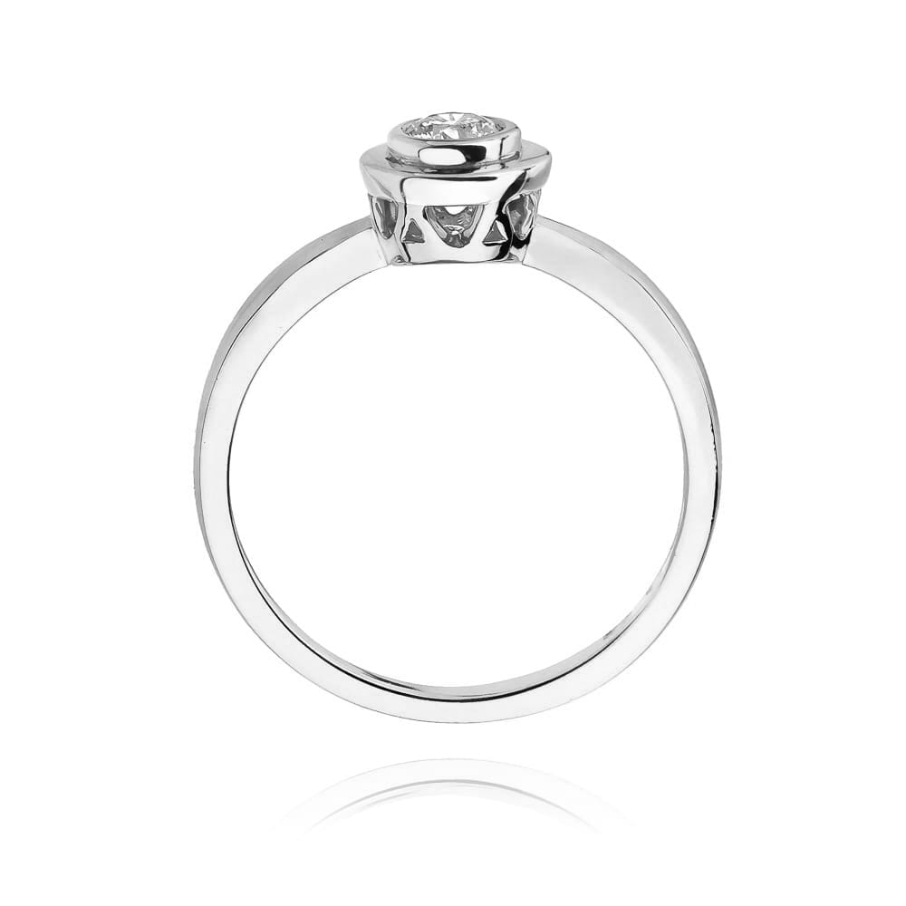Inel Aur 9K cu Diamant de Laborator 0.20 ct