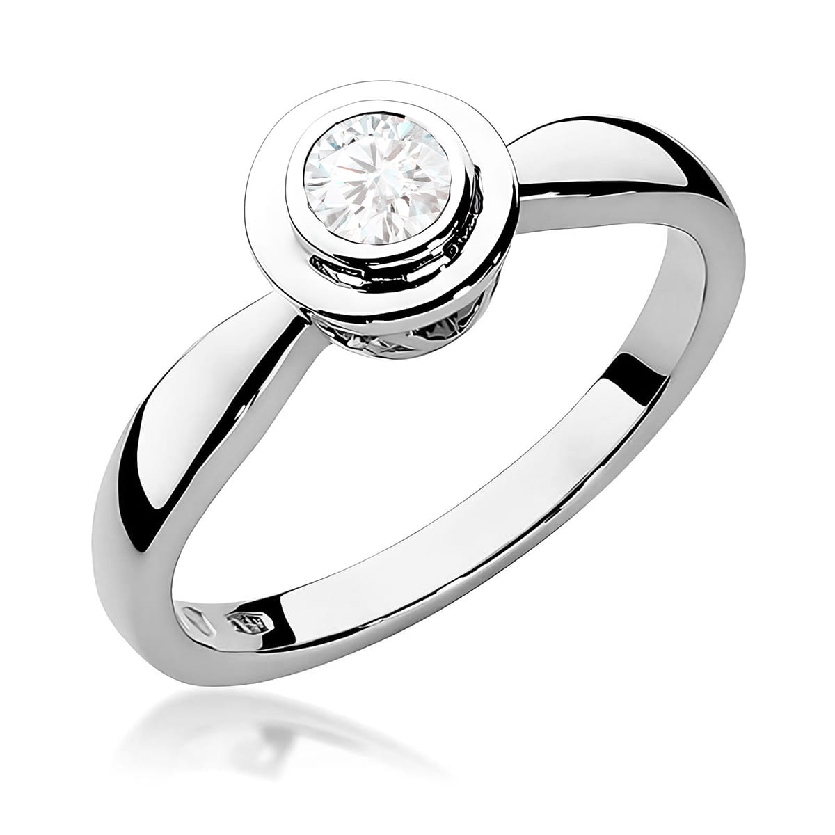 Inel Aur 9K cu Diamant de Laborator 0.30 ct