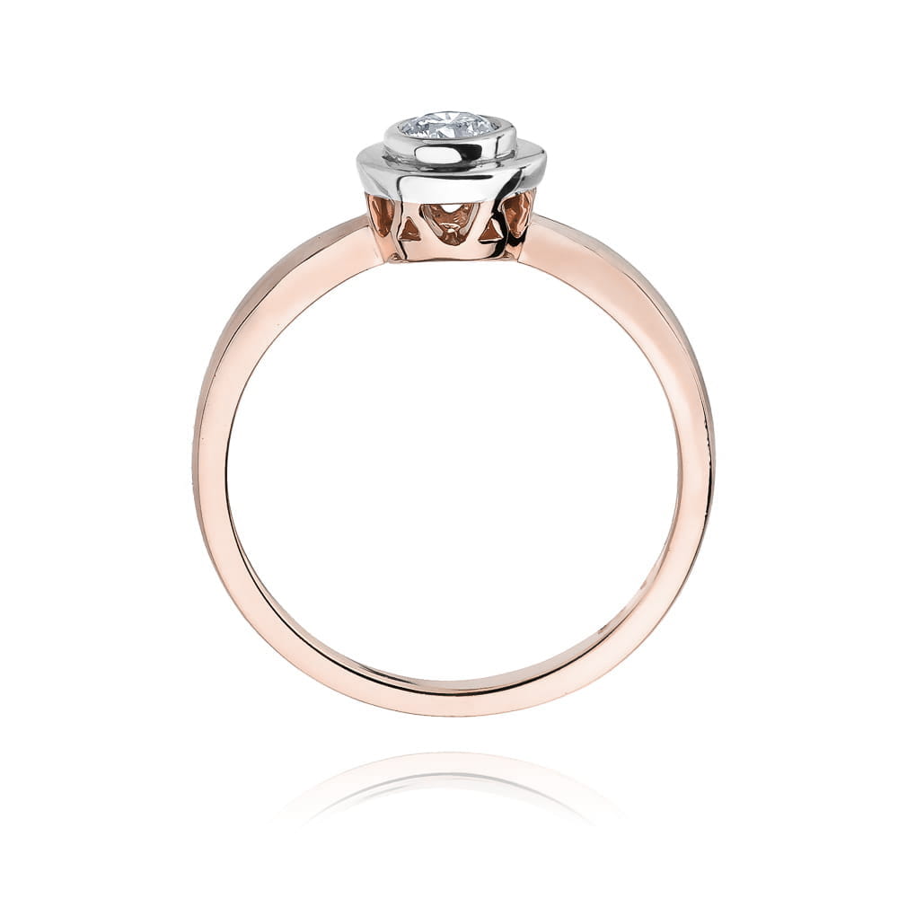 Inel Aur 14K W0294 Diamant Cultivat 0.30ct