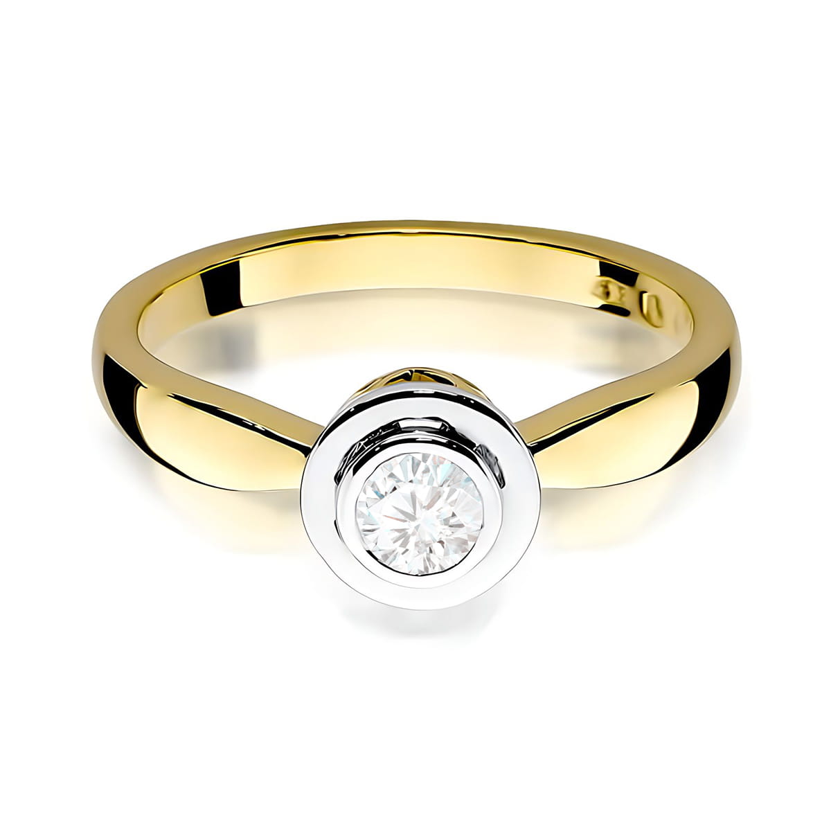 Inel Aur 9K cu Diamant de Laborator 0.30 ct