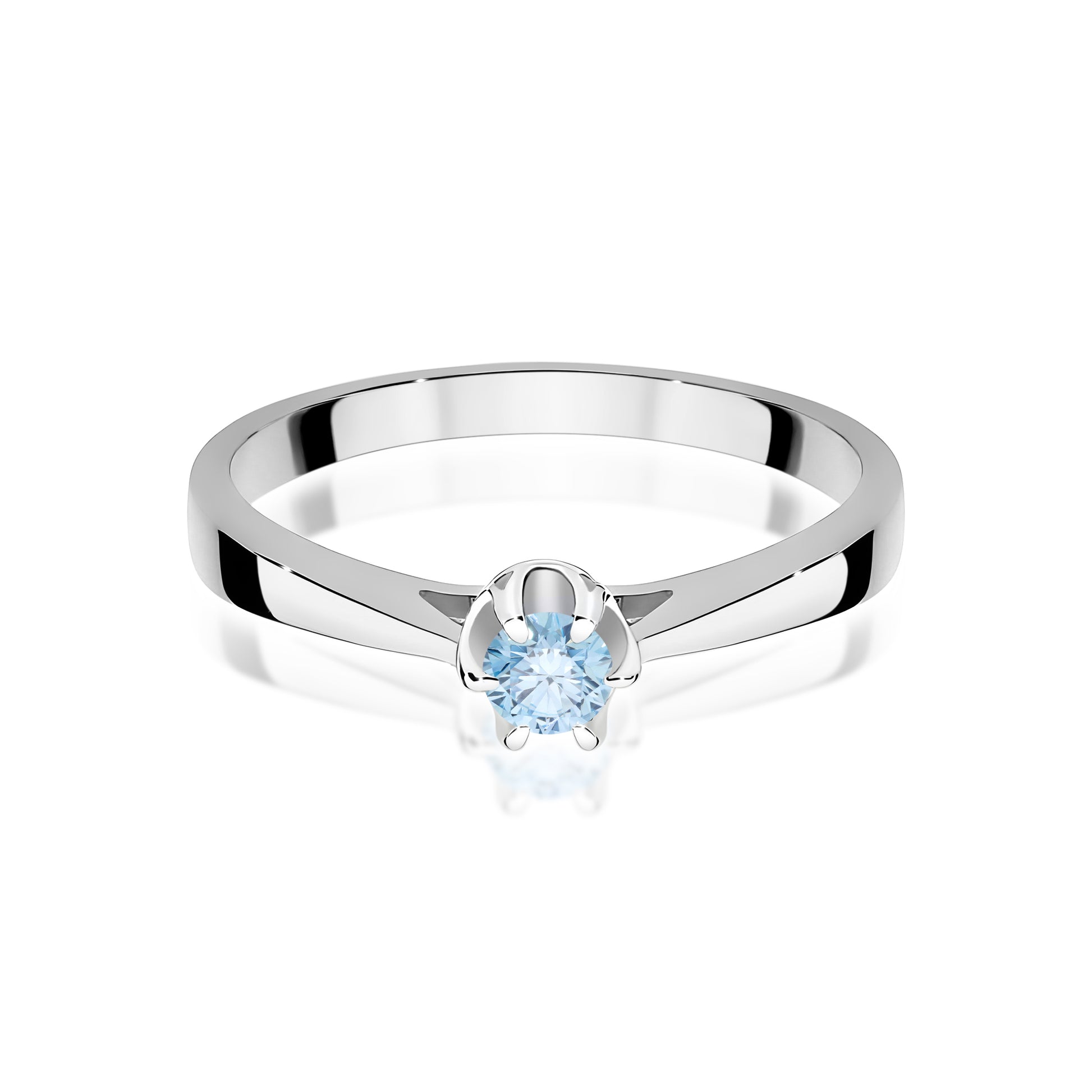 Inel Aur 14K cu Diamant de Laborator 0.12 ct