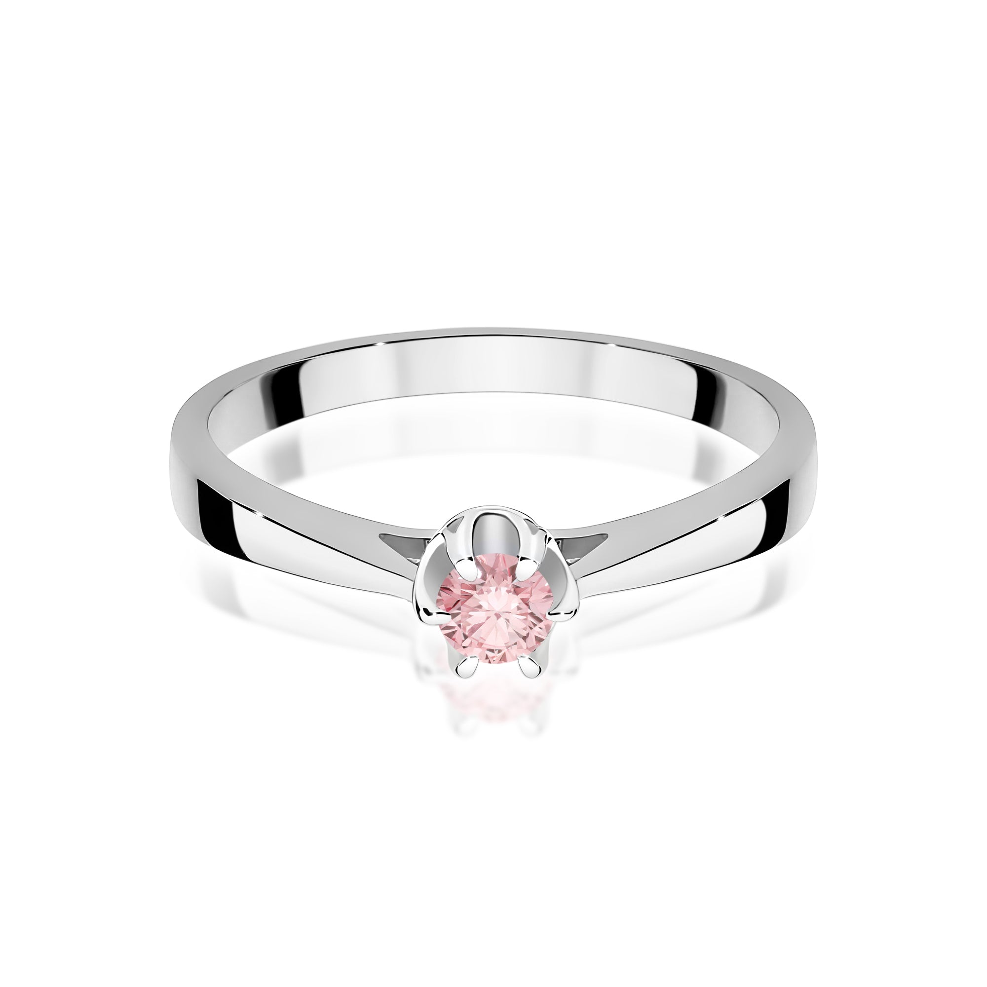 Inel Aur 14K cu Diamant de Laborator 0.12 ct