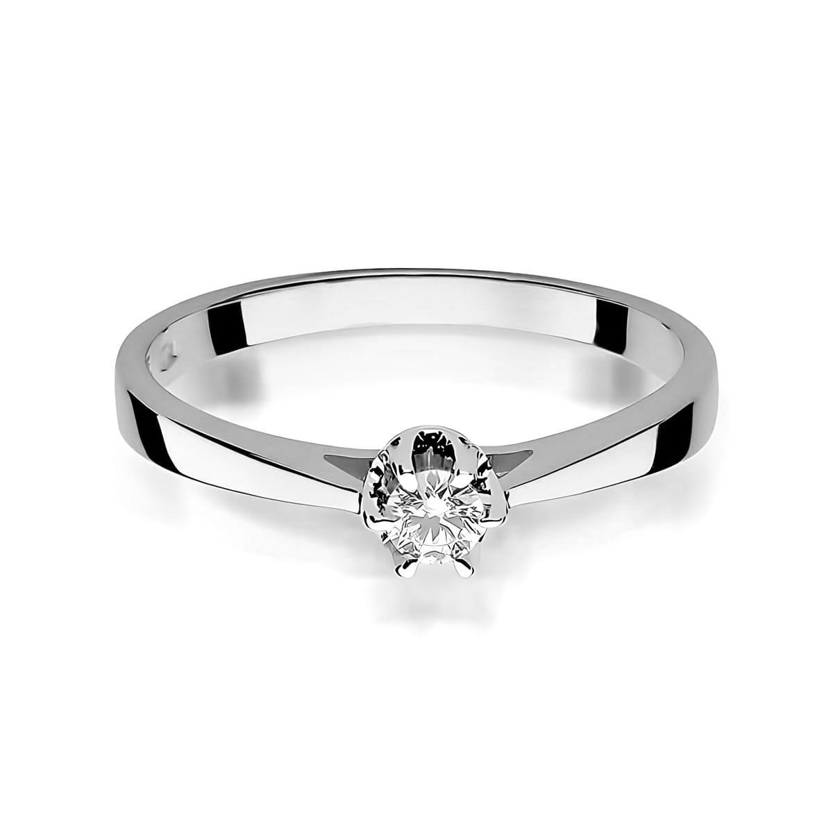 Inel Aur 14K W295 Diamant Crescut în Laborator 0.15ct