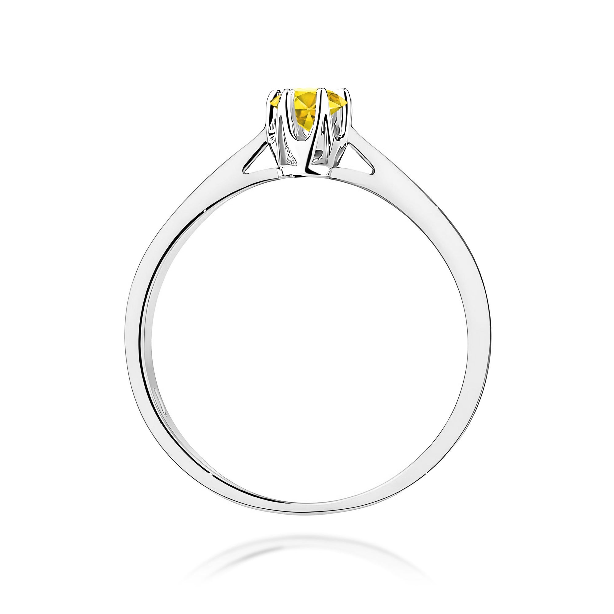 Inel Aur 14K cu Diamant de Laborator 0.12 ct