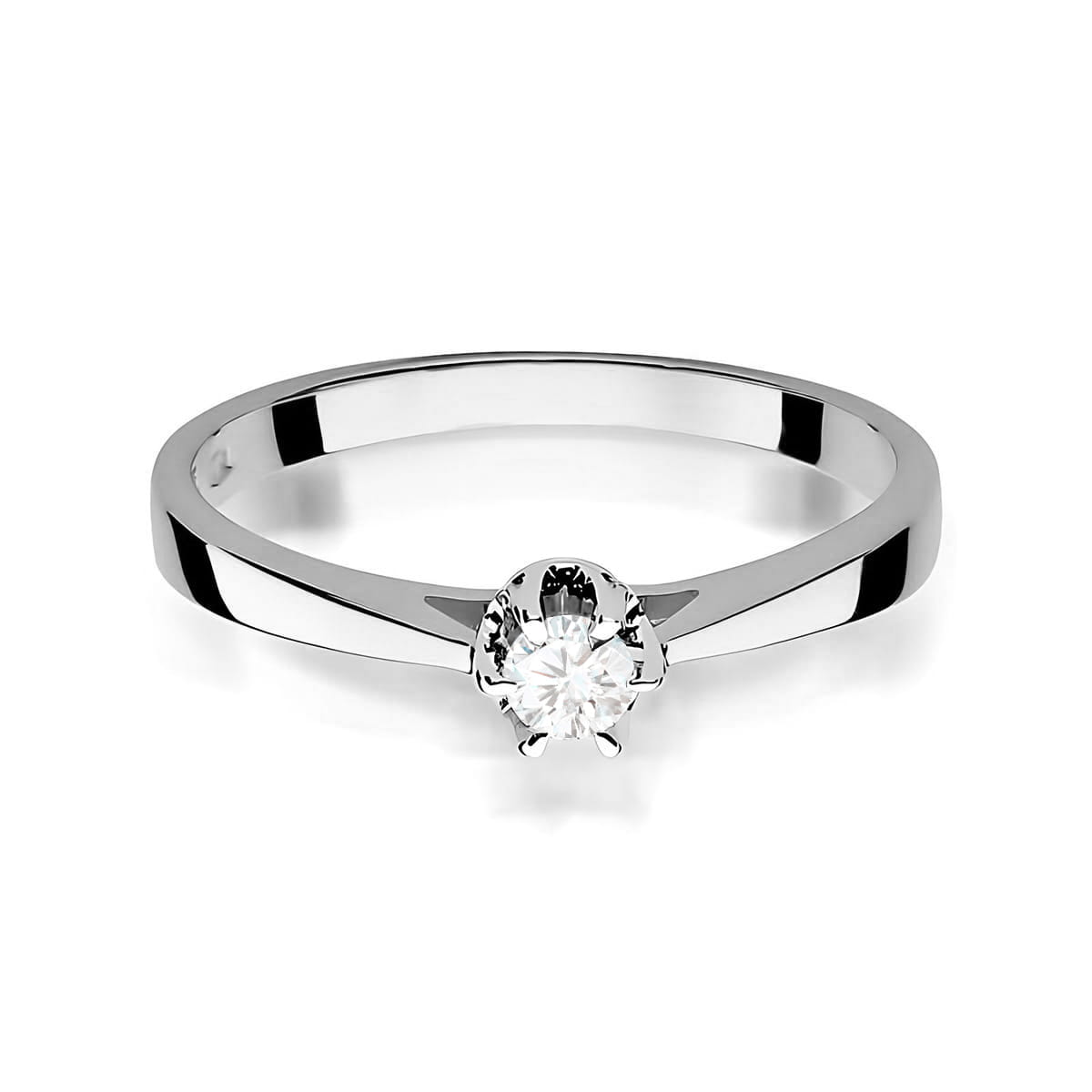 Inel Aur 9K cu Diamant de Laborator 0.09 ct