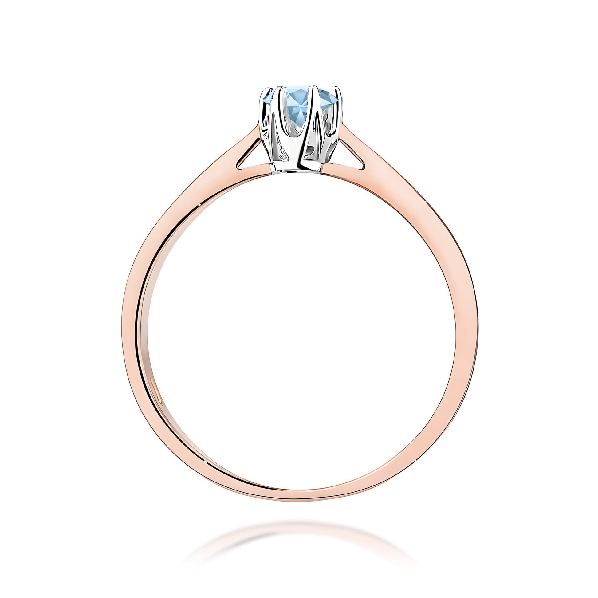 Inel Aur 14K cu Diamant de Laborator 0.12 ct