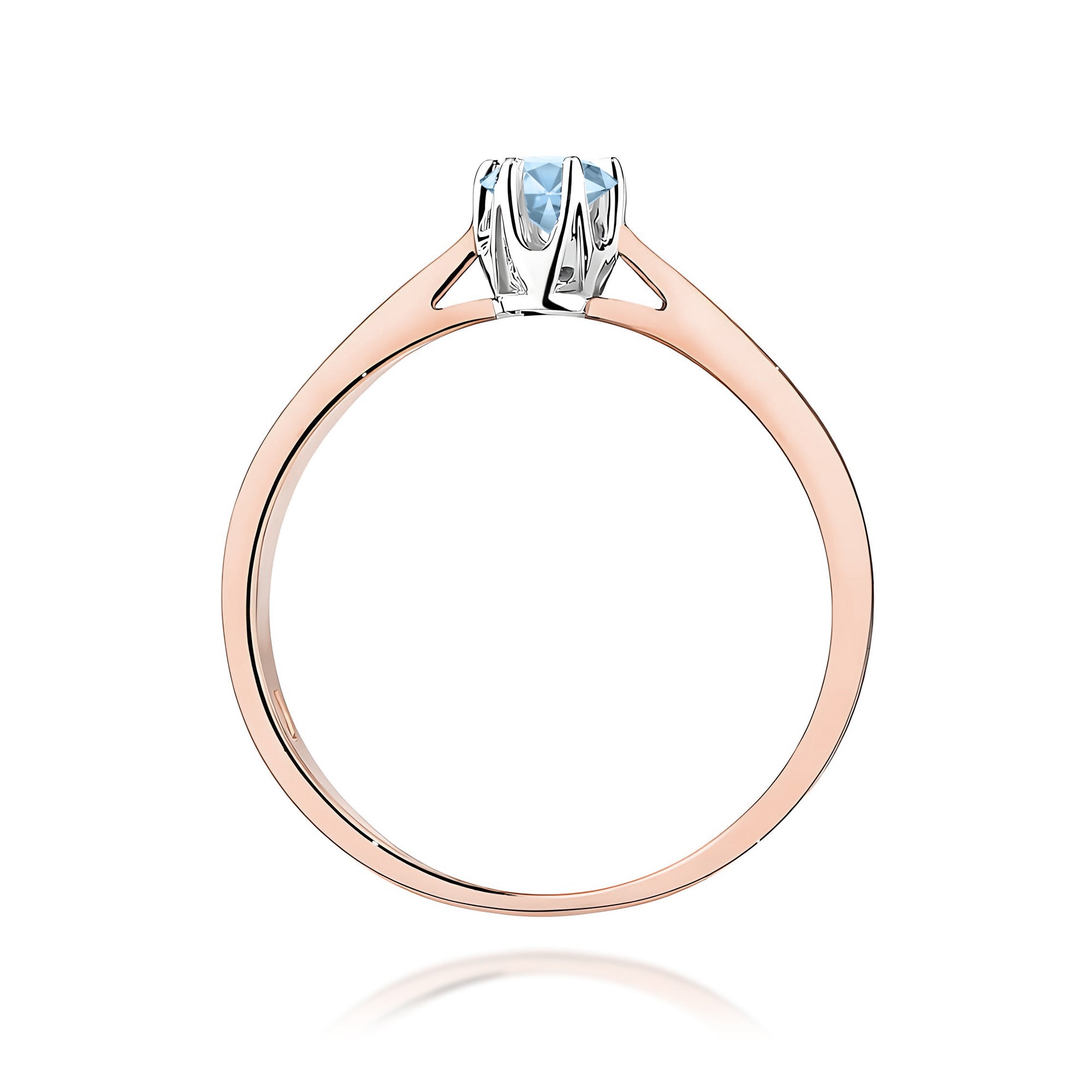 Inel Aur 14K cu Diamant de Laborator 0.12 ct