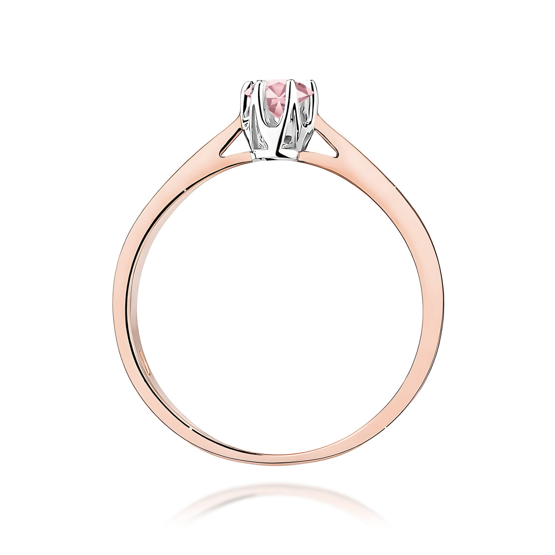 Inel Aur 14K cu Diamant de Laborator 0.12 ct