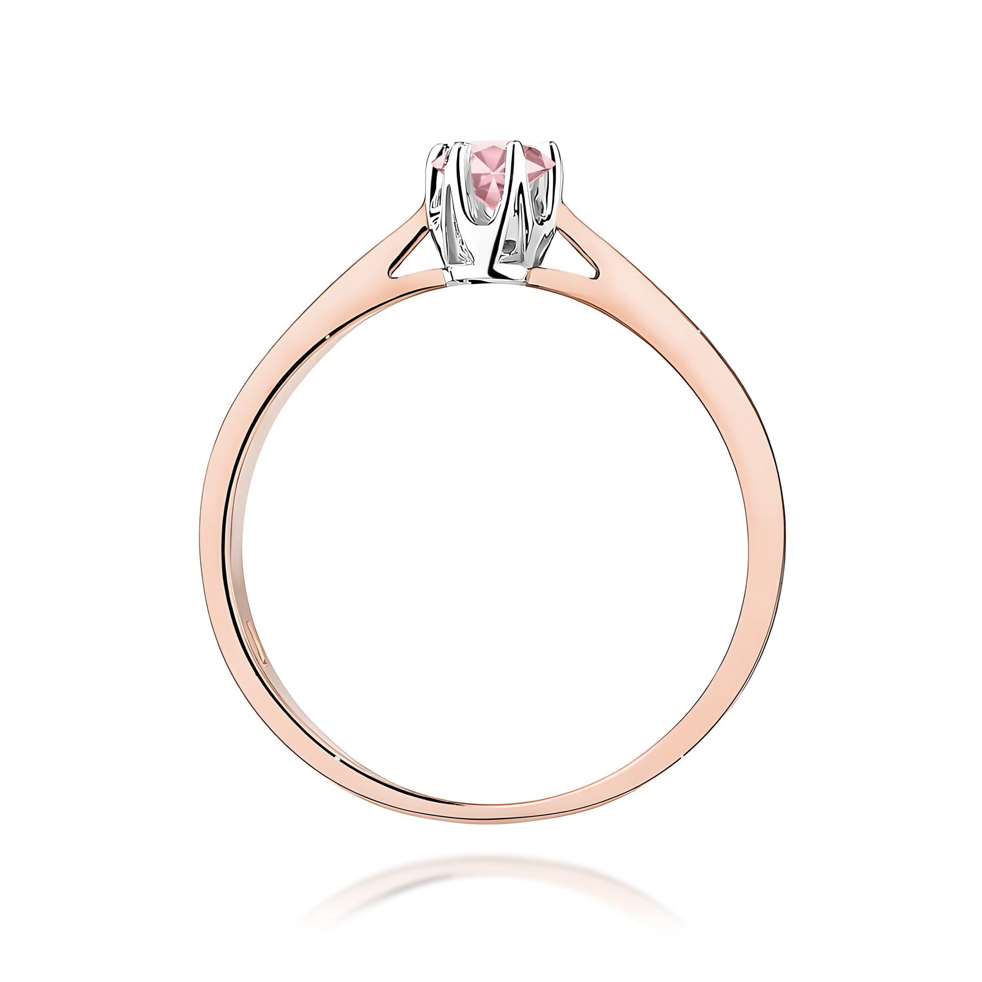 Inel Aur 14K cu Diamant de Laborator 0.12 ct