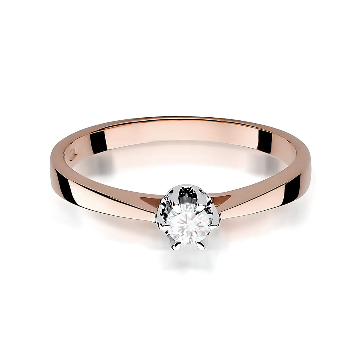 Inel Aur 14K W0295 Diamant 0,15ct