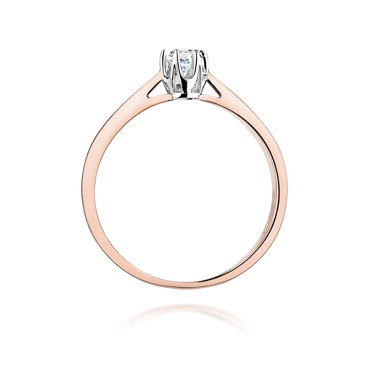Inel Aur 14K W0295 Diamant 0,15ct