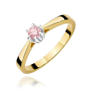 Inel Aur 9K cu Diamant de Laborator 0.12 ct