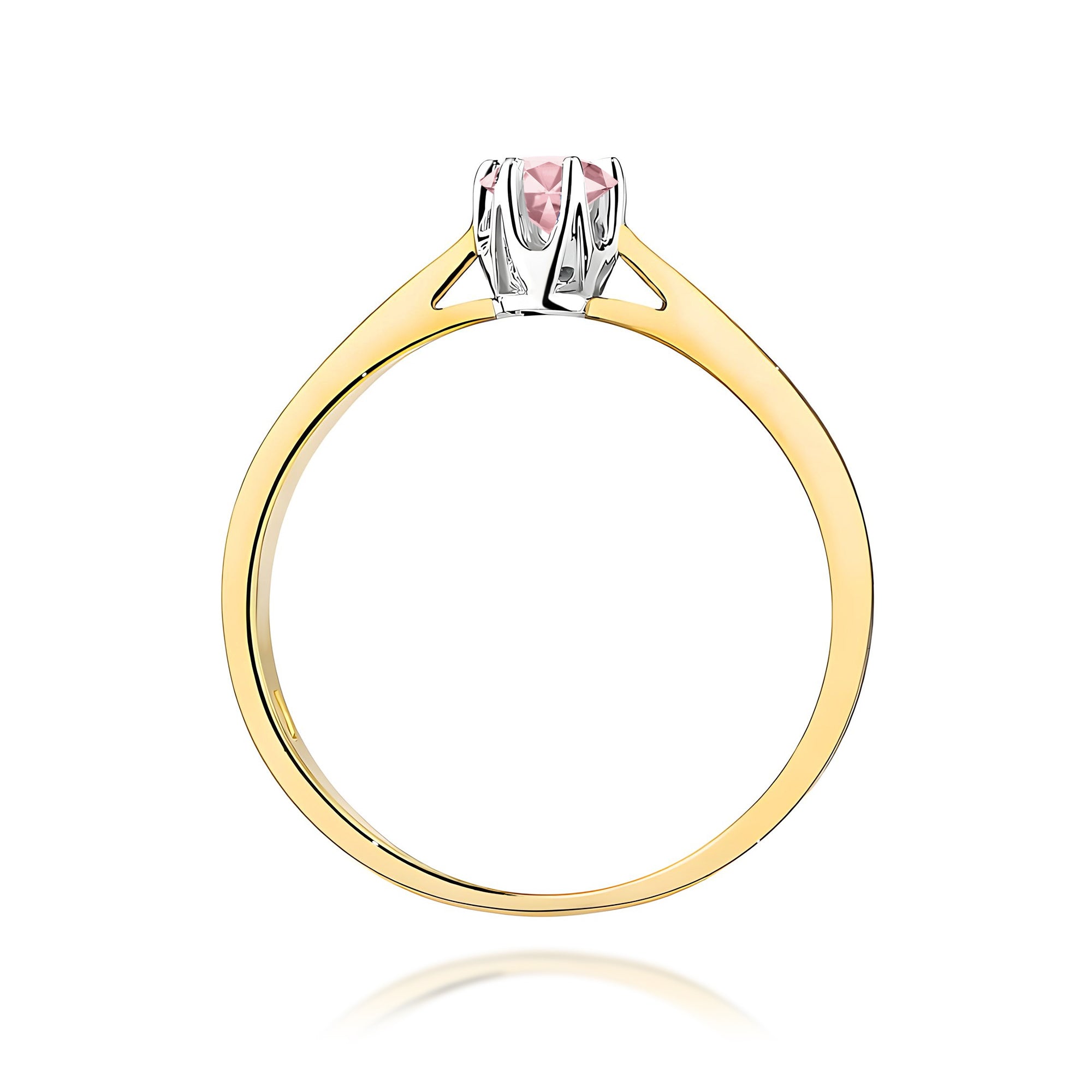 Inel Aur 9K cu Diamant de Laborator 0.12 ct