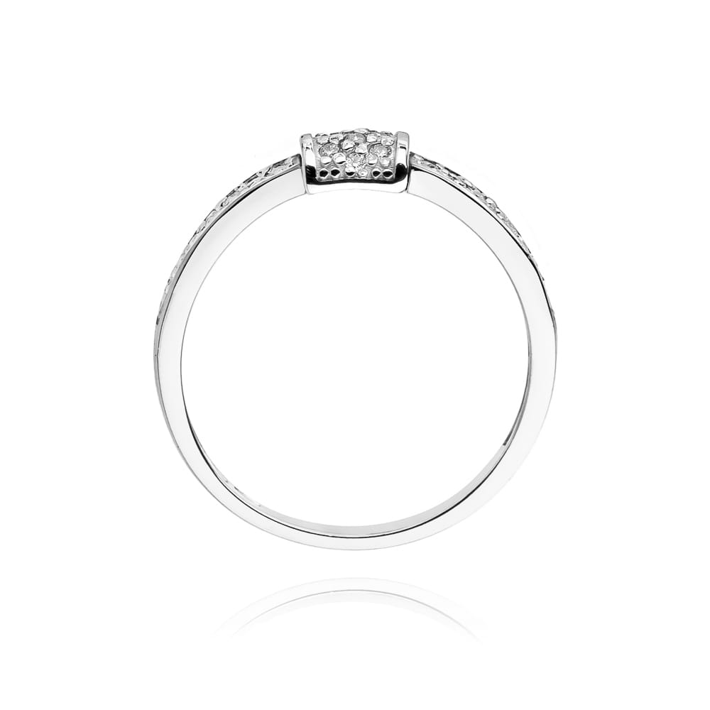 Inel Aur 9K cu Diamante Naturale 0.19 ct