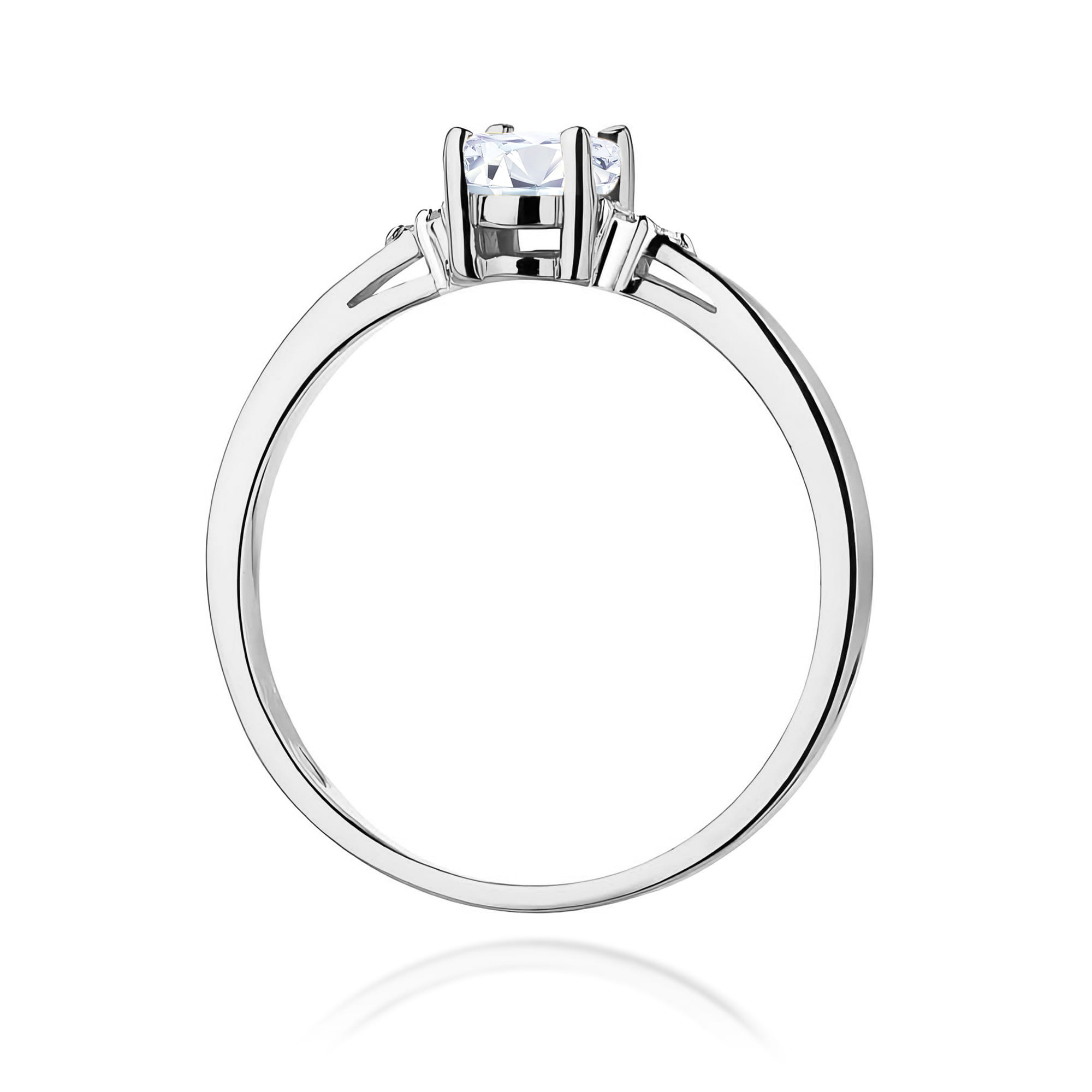 Inel Aur 9K cu Diamante de Laborator 0.45 ct