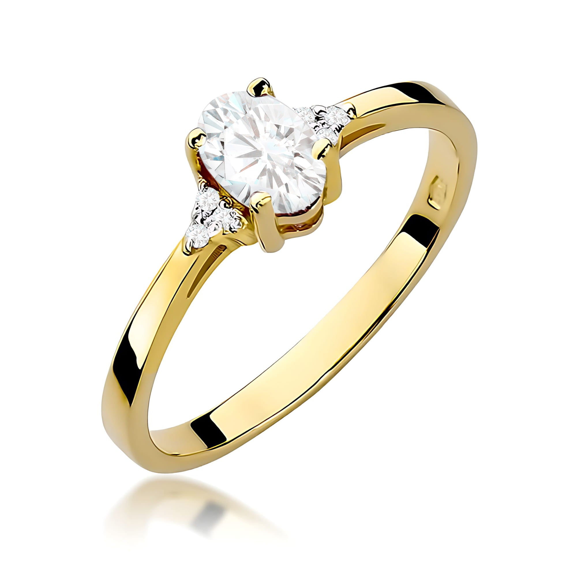 Inel Aur 14K W0301 Diamant 0,40ct