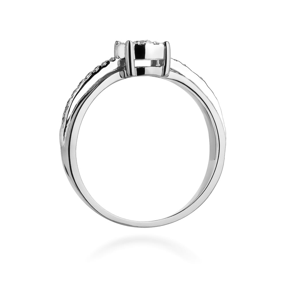 Inel Aur 9K cu Diamante Naturale 0.26 ct