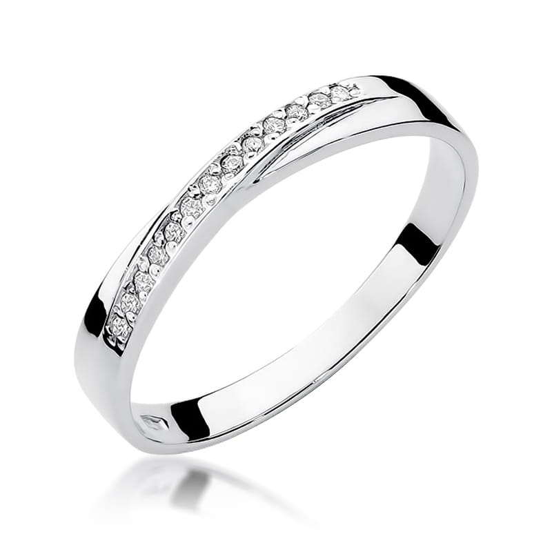 Inel Aur 9K cu Diamante Naturale 0.07 ct
