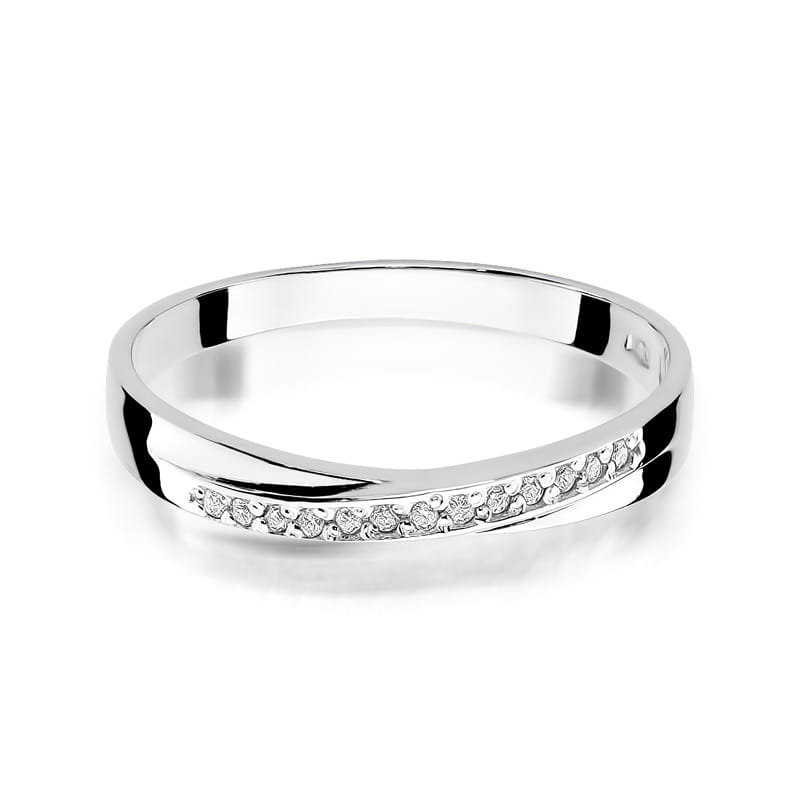 Inel Aur 9K cu Diamante Naturale 0.07 ct