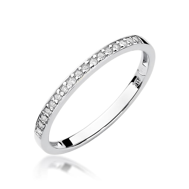 Inel Aur 9K cu Diamante Naturale 0.09 ct