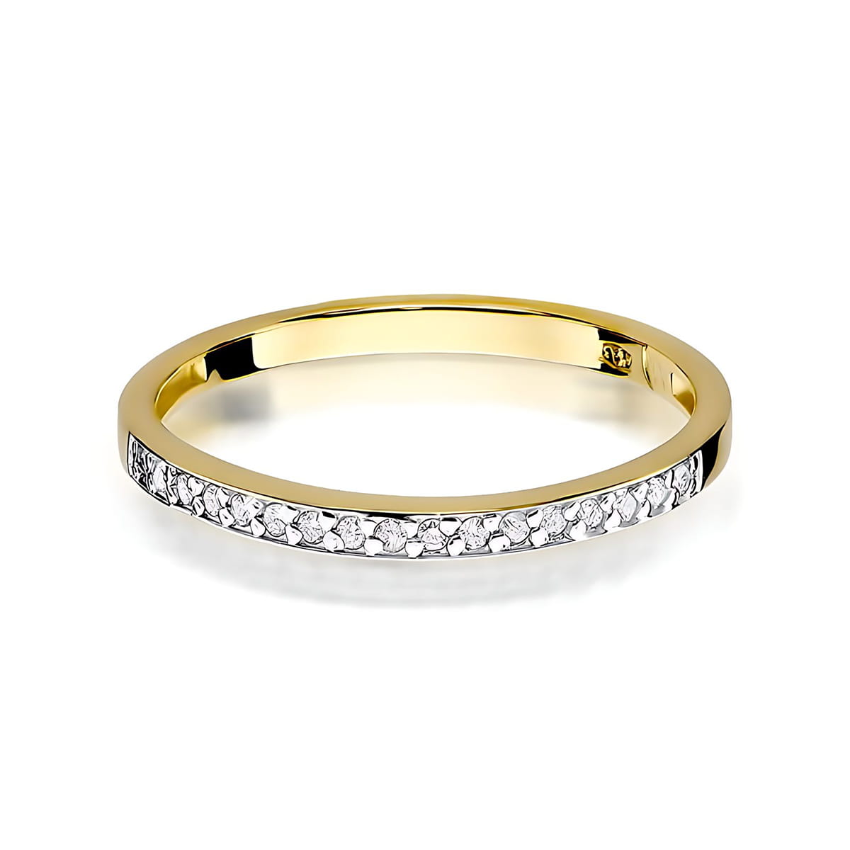 Inel Aur 9K cu Diamante de Laborator 0.09 ct