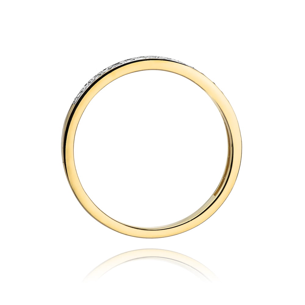 Inel Aur 9K cu Diamante de Laborator 0.09 ct