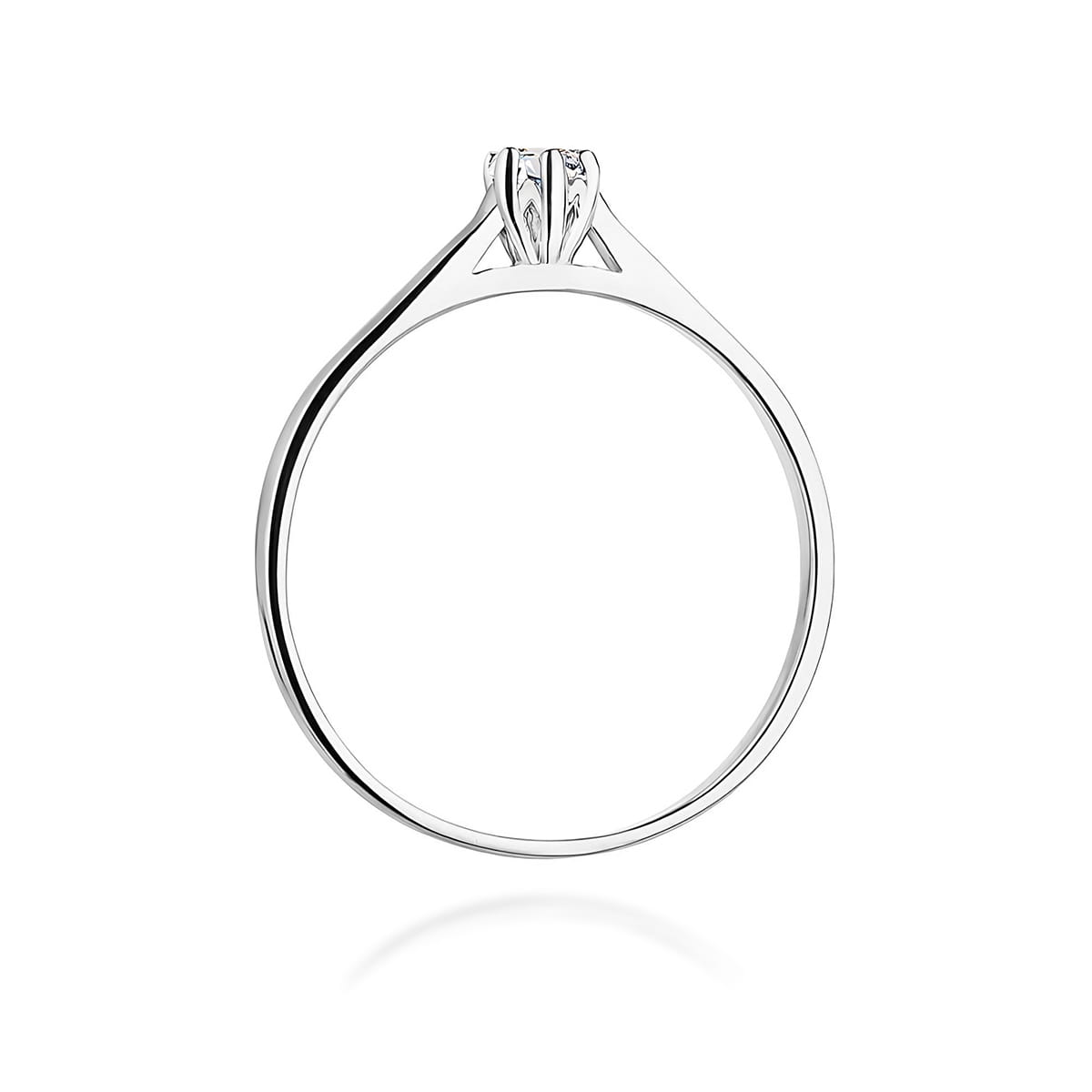 Inel Aur 9K cu Diamant de Laborator 0.10 ct