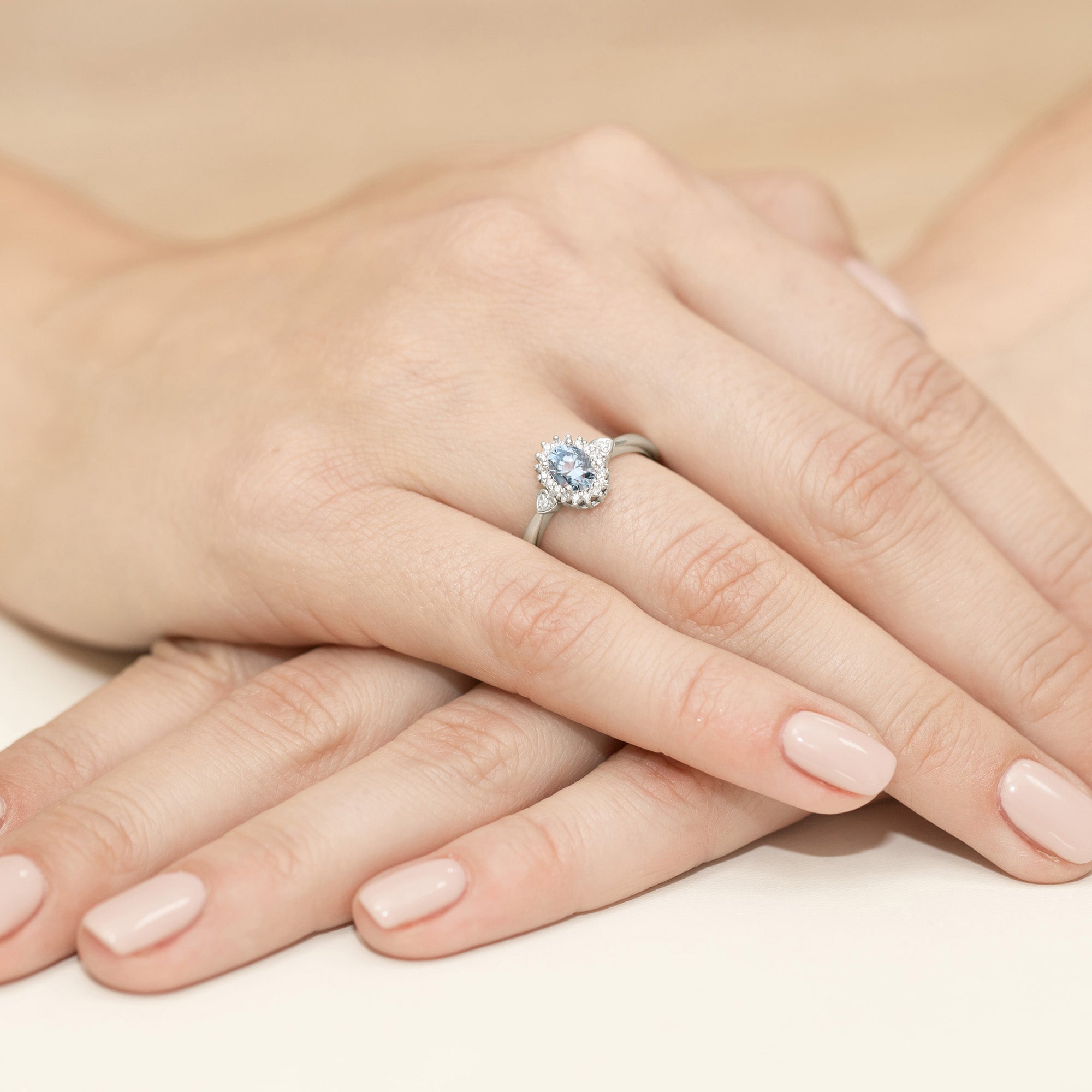 Inel Aur 14K cu Diamante de Laborator 0.60 ct