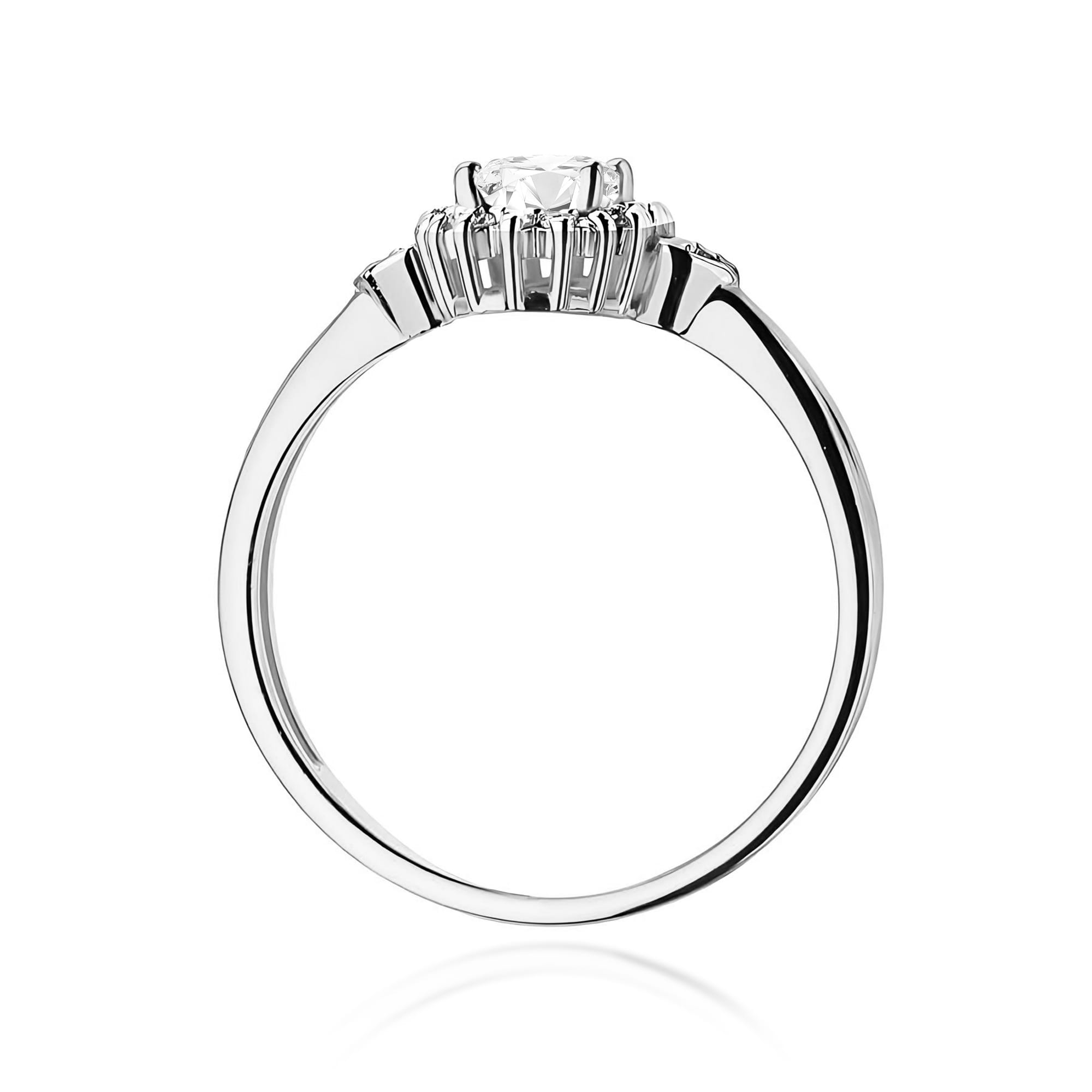Inel Aur 9K cu Diamante de Laborator 0.50 ct