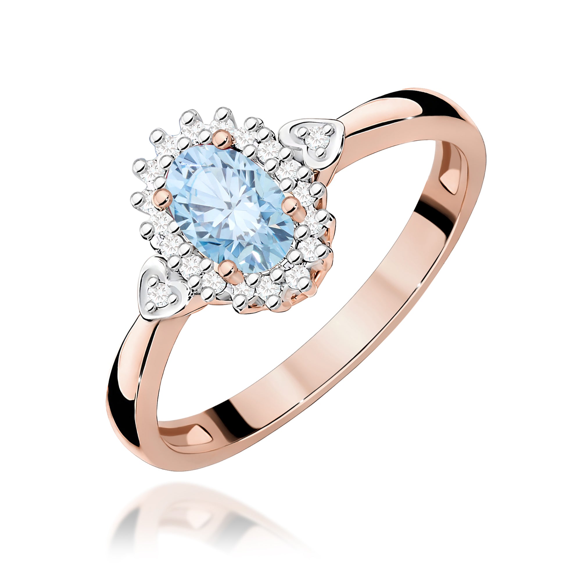 Inel Aur 14K cu Diamante de Laborator 0.60 ct
