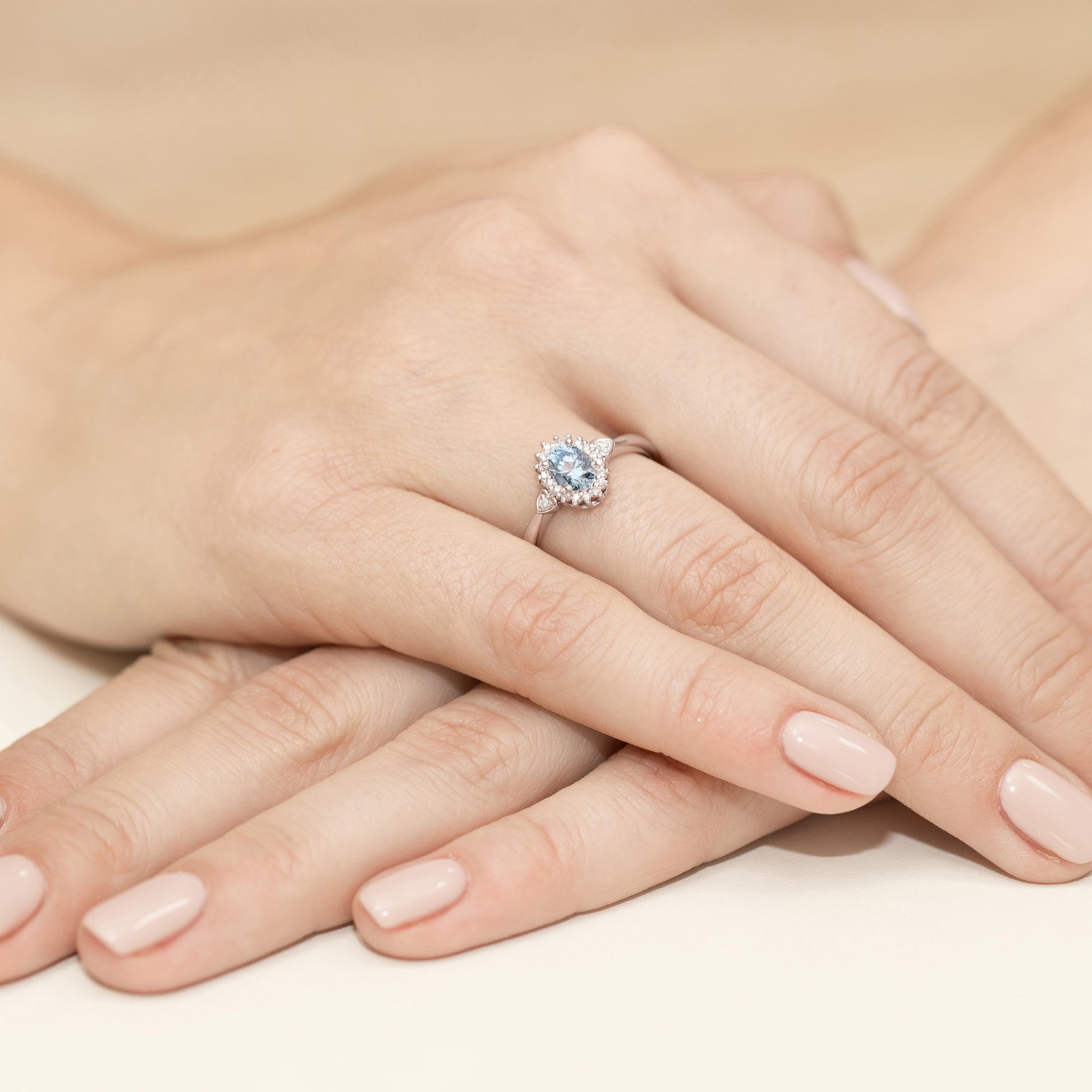 Inel Aur 14K cu Diamante de Laborator 0.60 ct