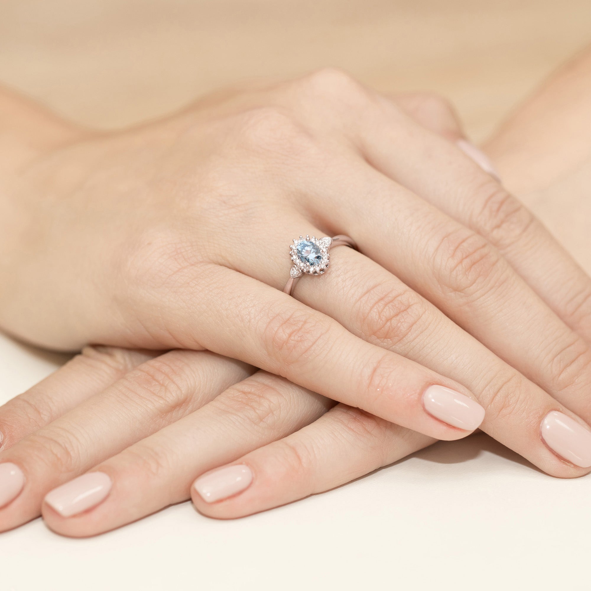 Inel Aur 14K cu Diamante de Laborator 0.60 ct