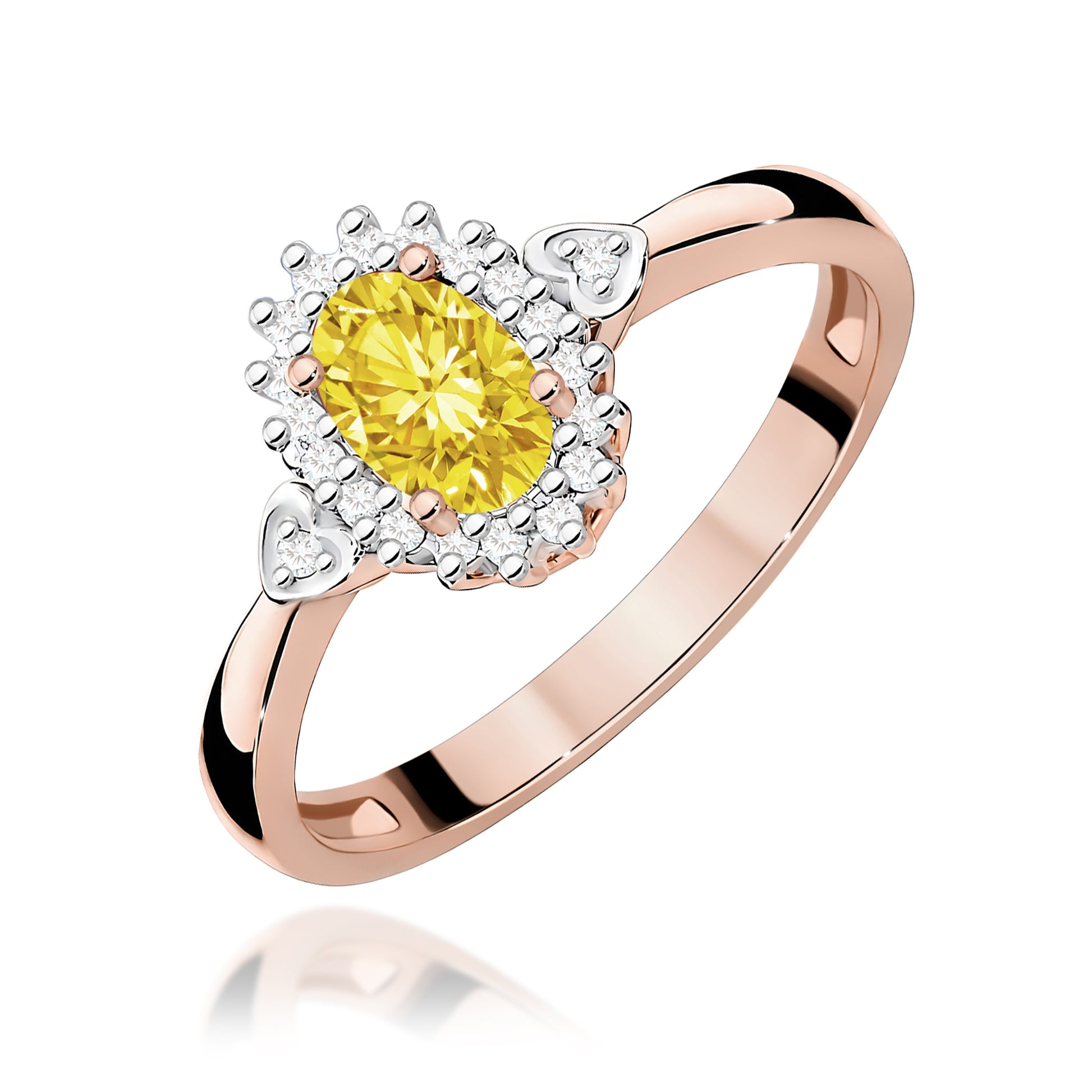 Inel Aur 14K cu Diamante de Laborator 0.70 ct