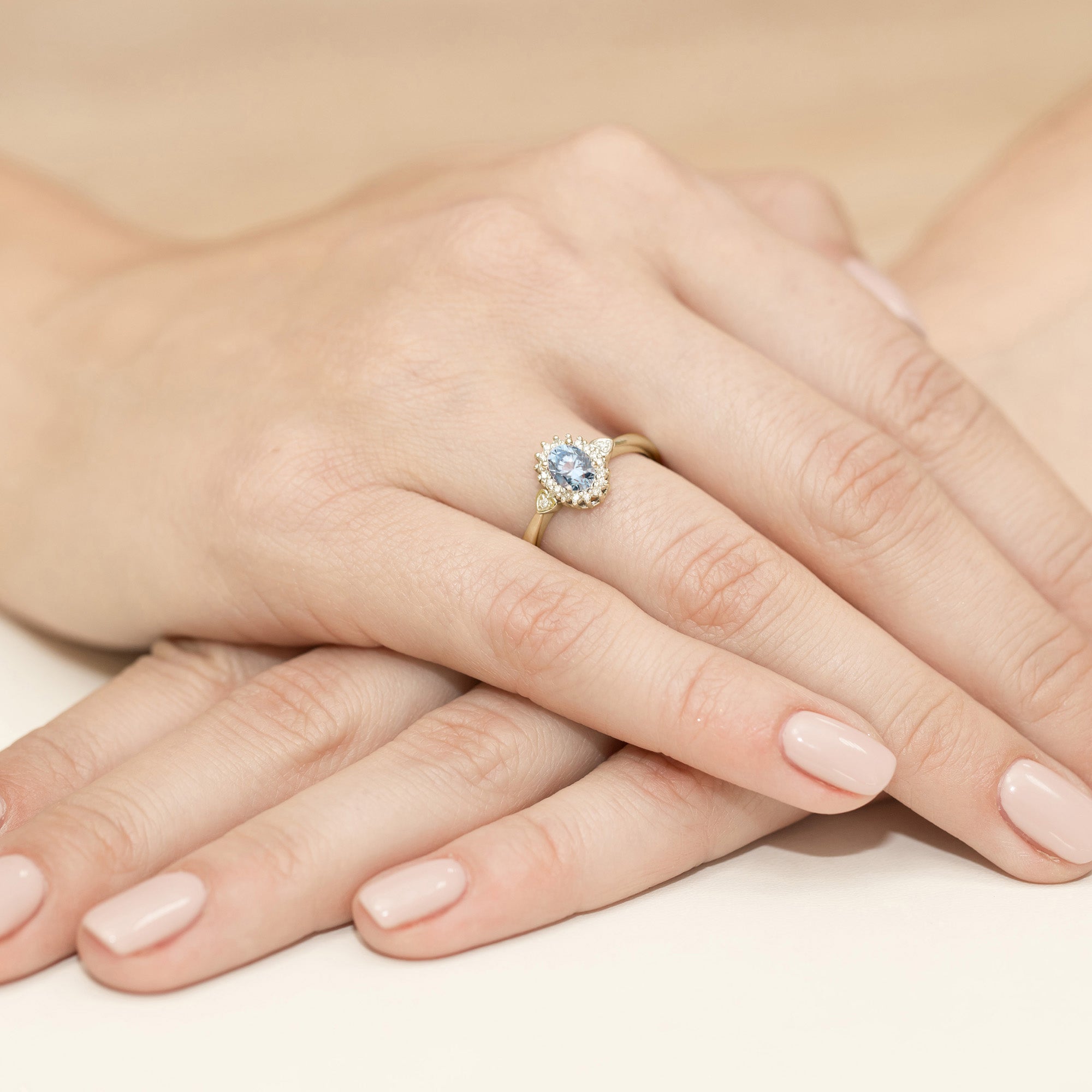Inel Aur 14K cu Diamante de Laborator 0.60 ct