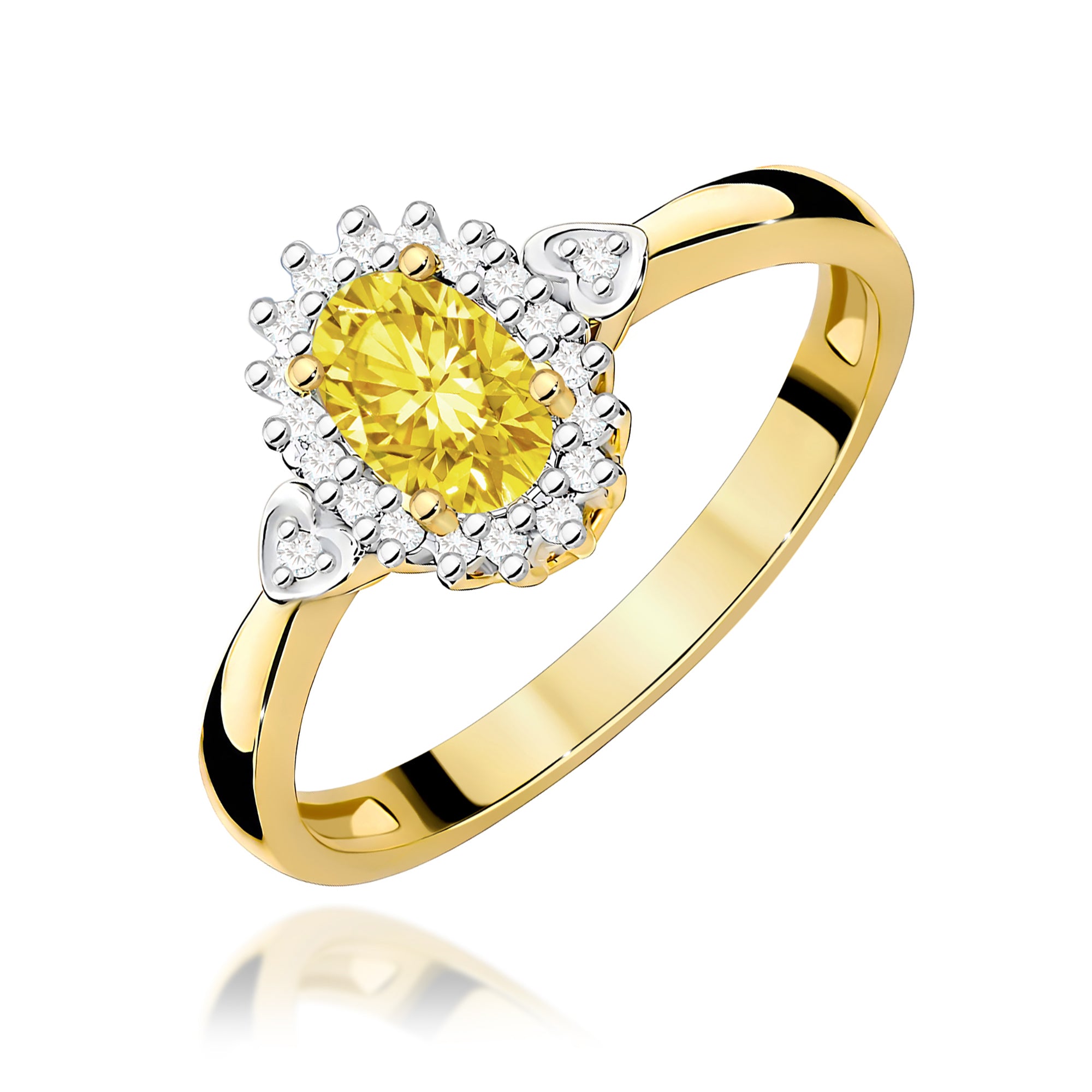 Inel Aur 14K cu Diamante de Laborator 0.70 ct